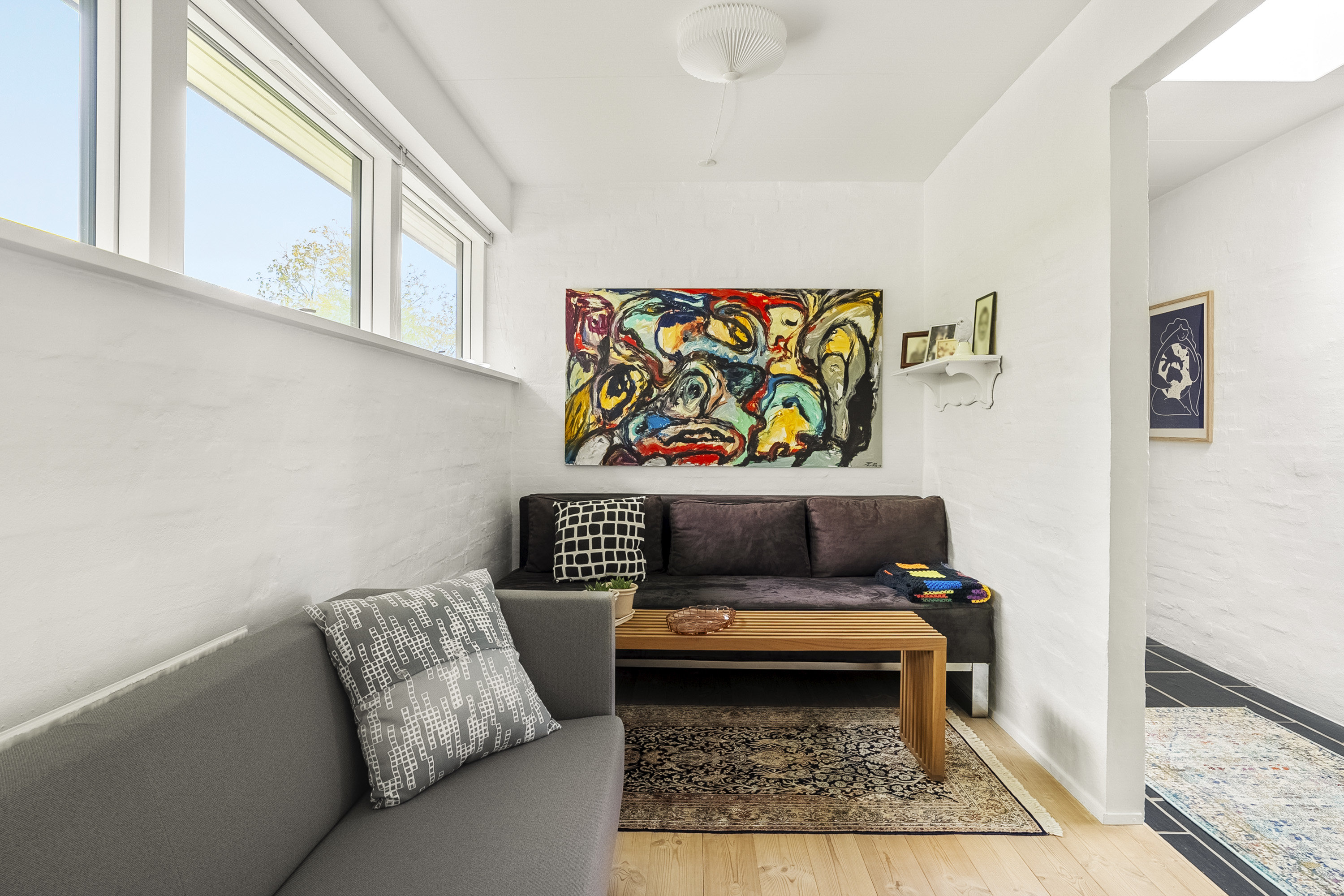 Fremhævet stue billede i fuldskærmstilstand. Billede af Strandvænget 2, Stensballe, 8700 Horsens