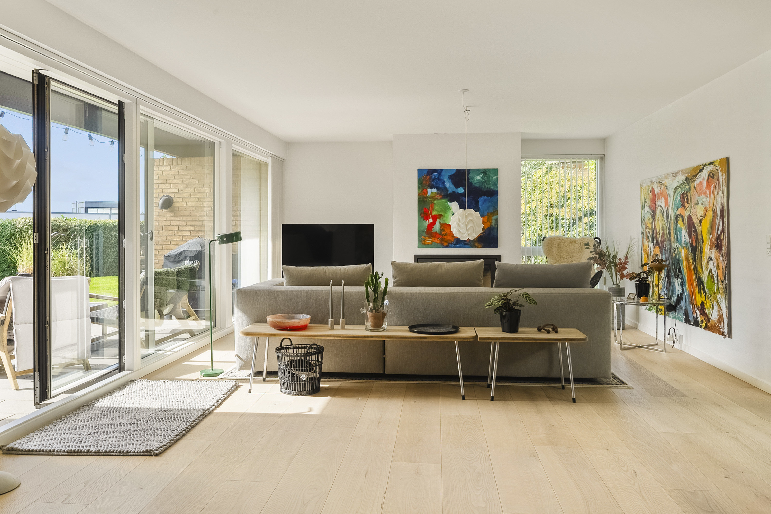 Fremhævet stue billede i fuldskærmstilstand. Billede af Strandvænget 2, Stensballe, 8700 Horsens