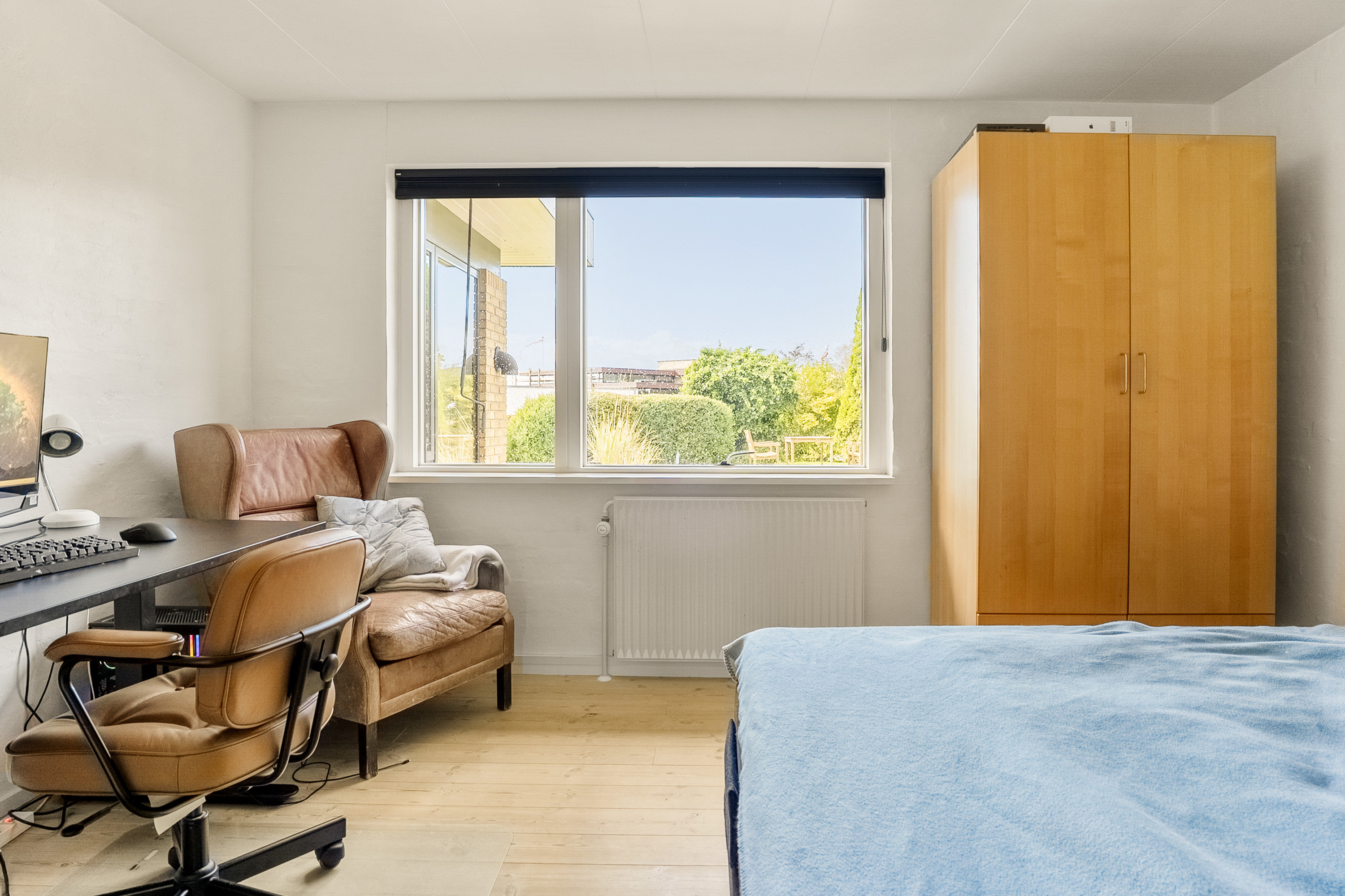 Fremhævet soveværelse billede i fuldskærmstilstand. Billede af Strandvænget 2, Stensballe, 8700 Horsens