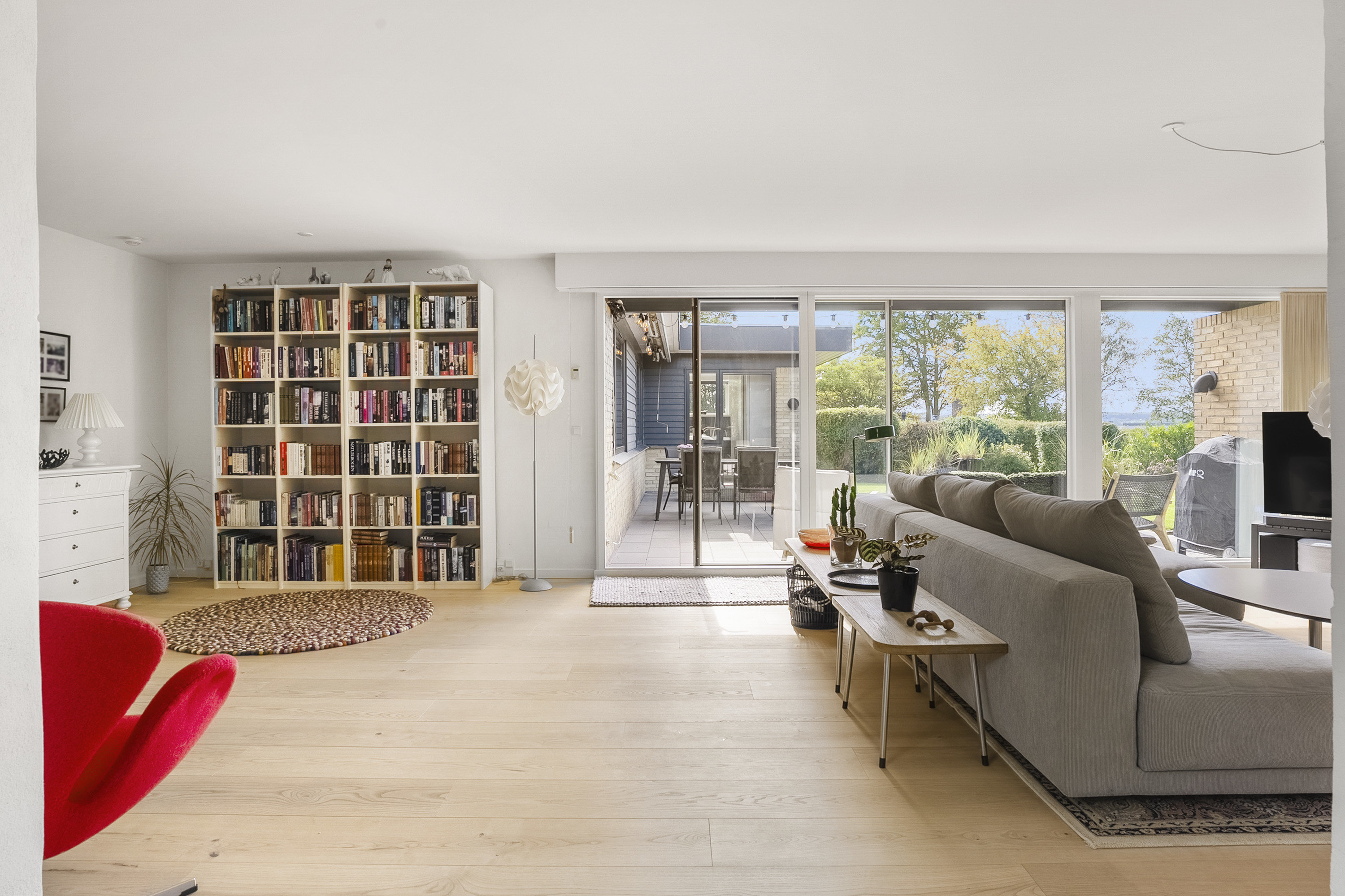 Fremhævet stue billede i fuldskærmstilstand. Billede af Strandvænget 2, Stensballe, 8700 Horsens