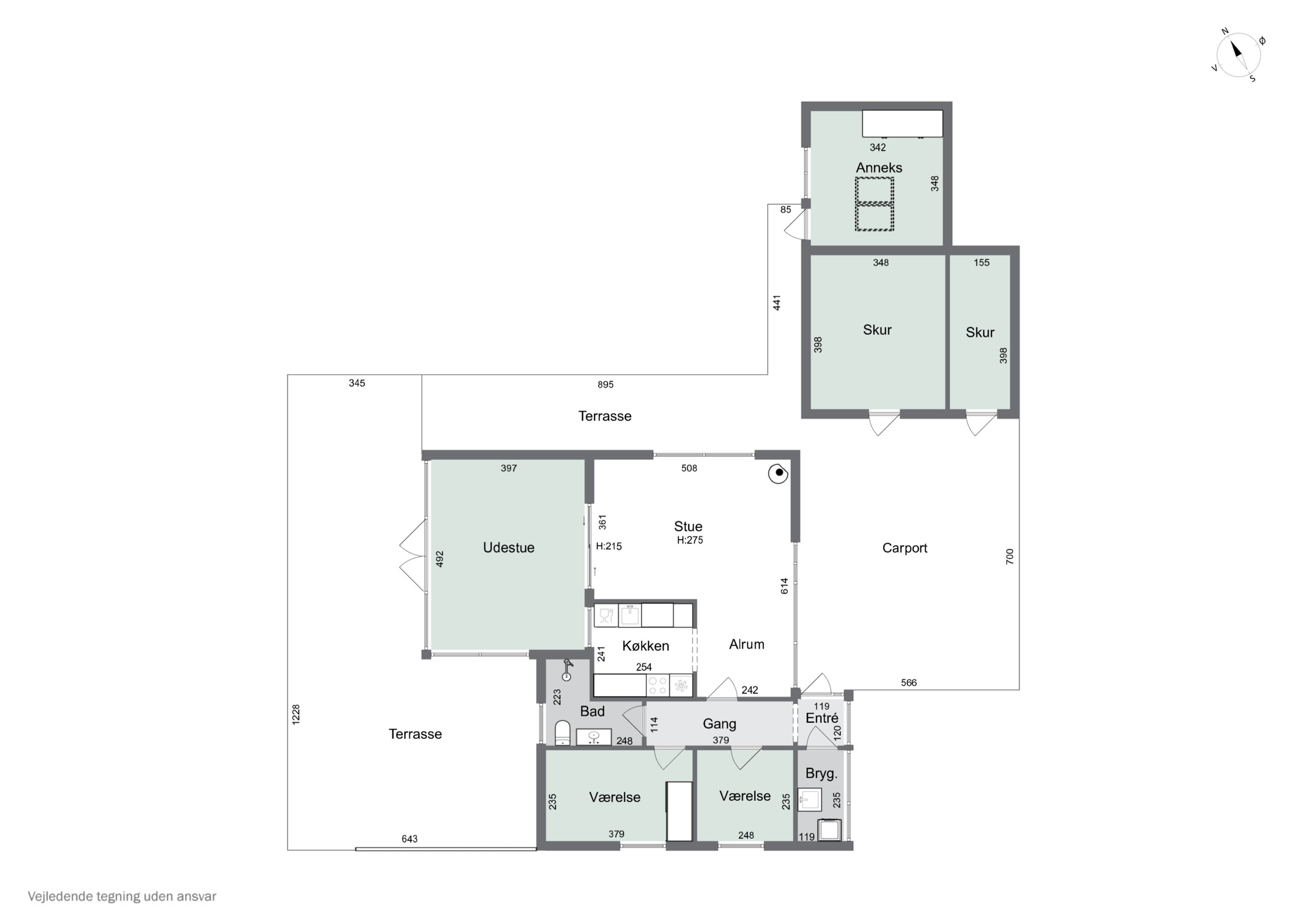 Plantegninger billede af Brunskærvej 8, Kyndeløse, 4070 Kirke Hyllinge