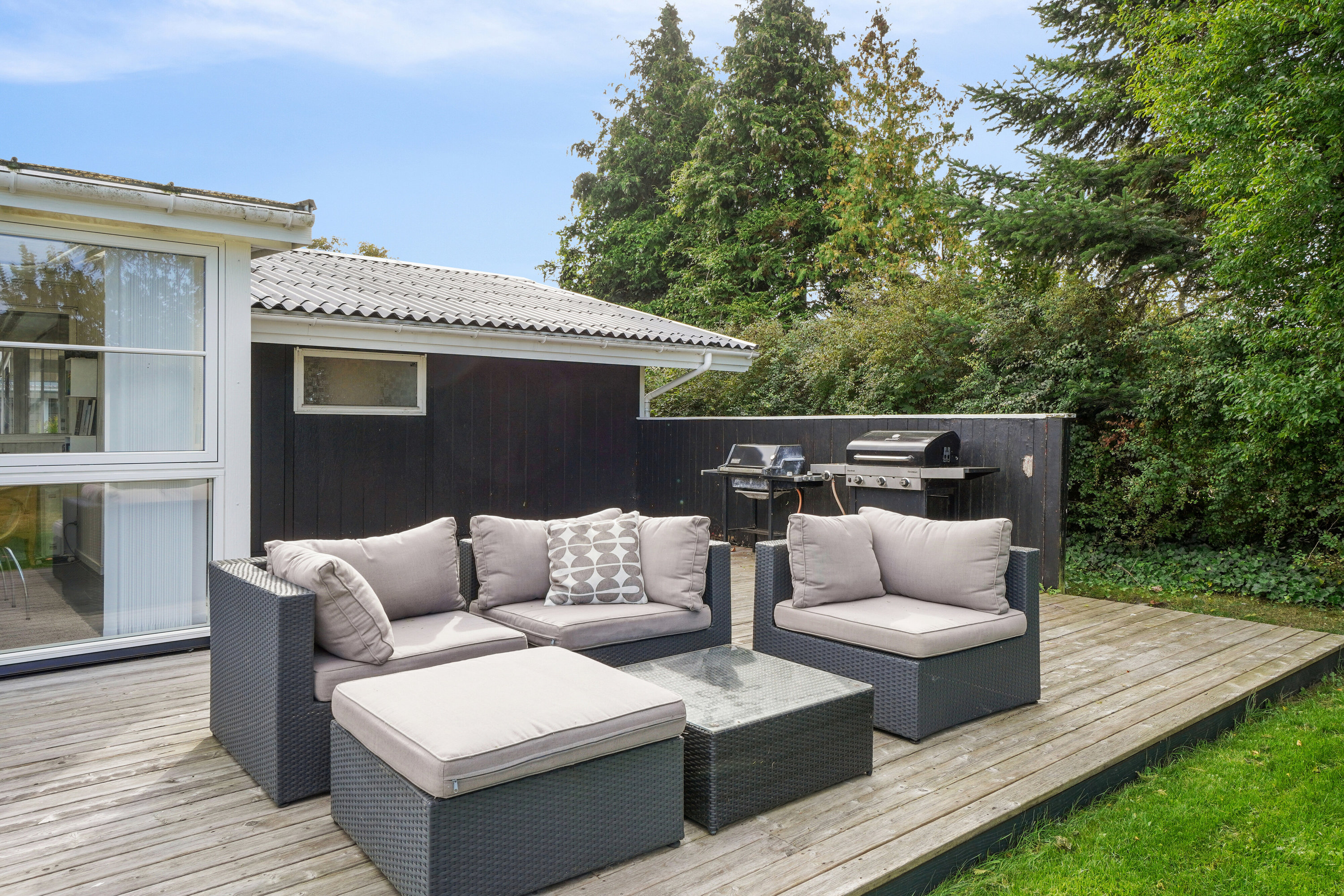 Fremhævet terrasse billede i fuldskærmstilstand. Billede af Brunskærvej 8, Kyndeløse, 4070 Kirke Hyllinge