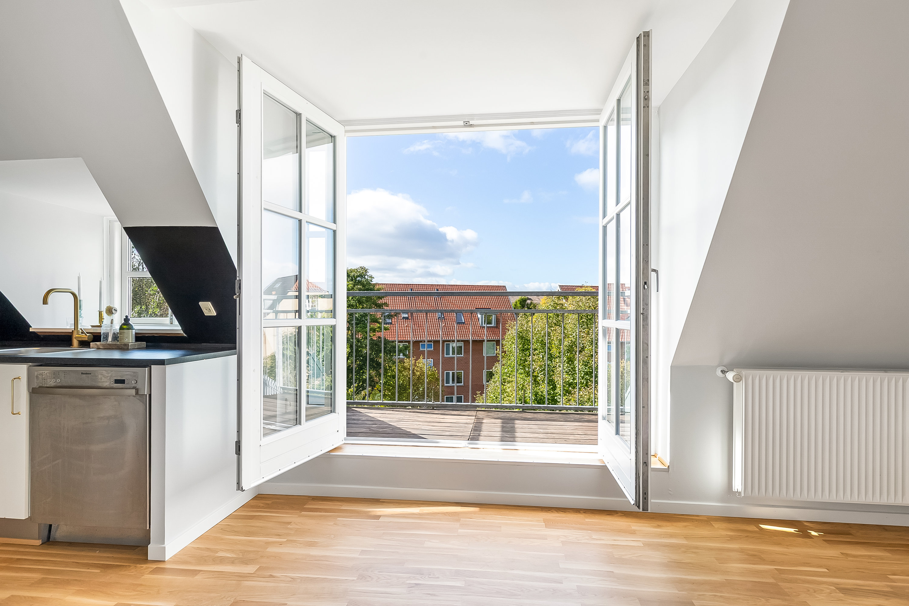 Fremhævet altan billede i fuldskærmstilstand. Billede af Udsigten 22, 2., 6000 Kolding