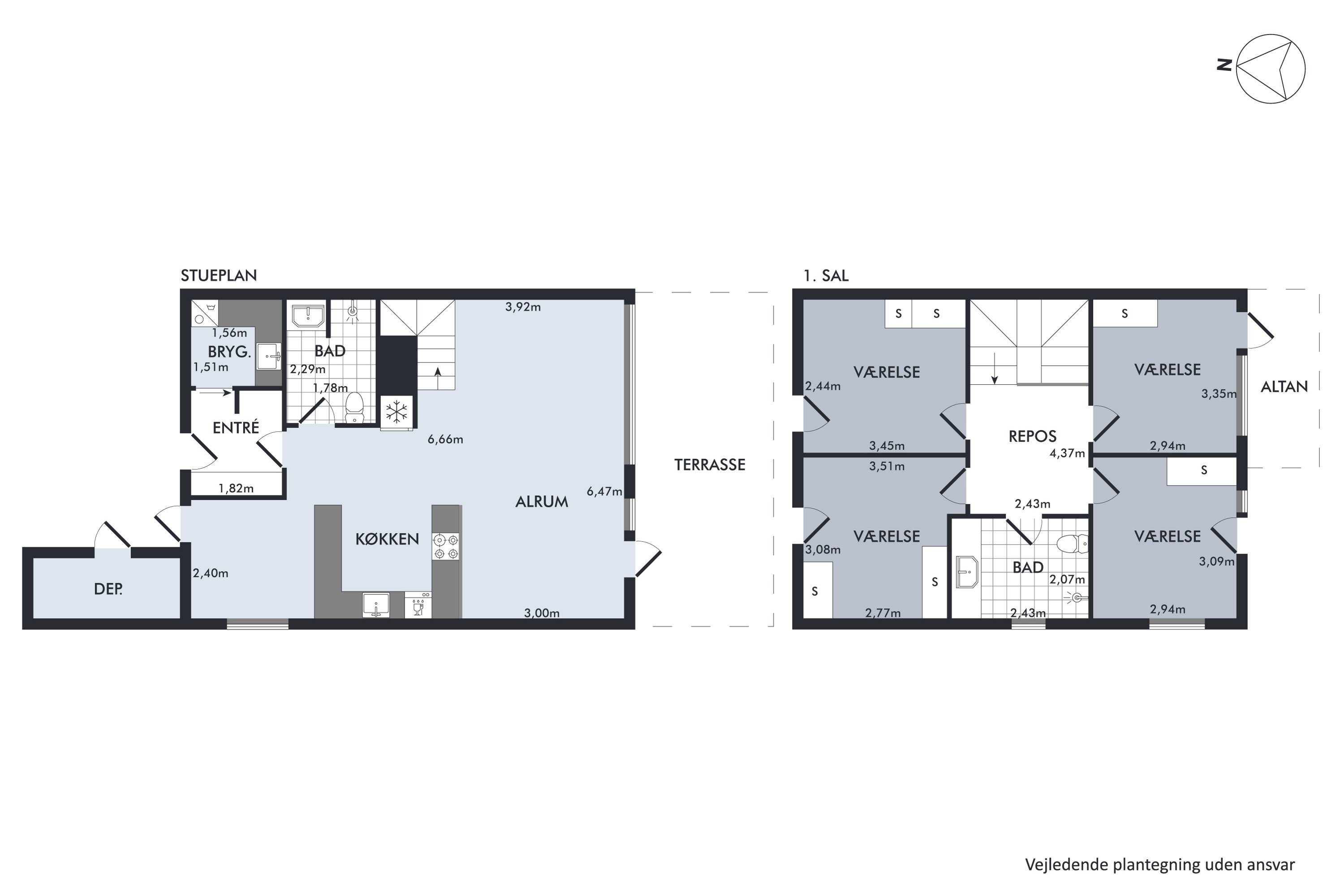 Plantegninger billede af Kongefolden 37, Skanderborg Bakker, 8660 Skanderborg