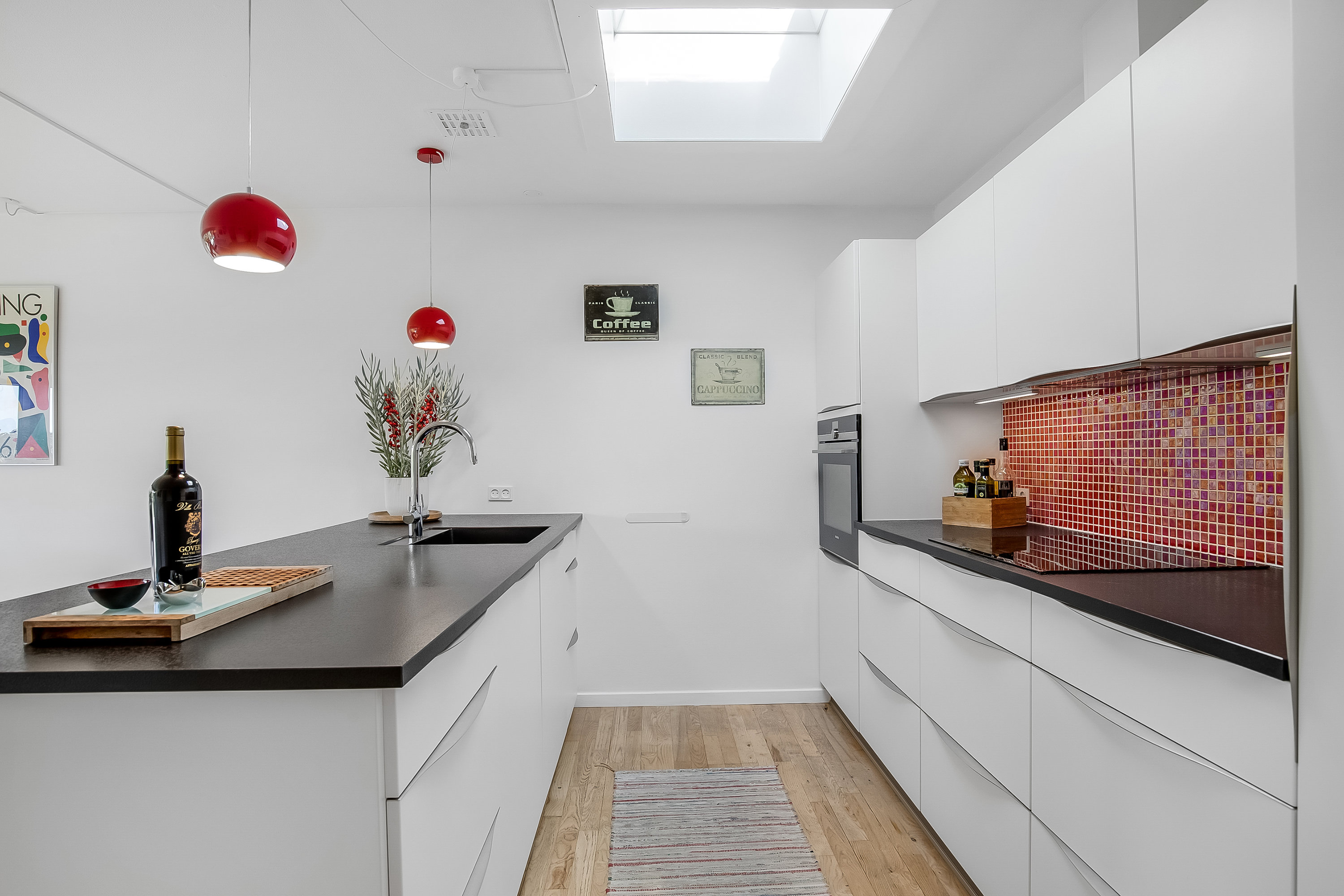 Fremhævet køkken alrum billede i fuldskærmstilstand. Billede af Terrasseparken 19, Strandhuse, 6000 Kolding