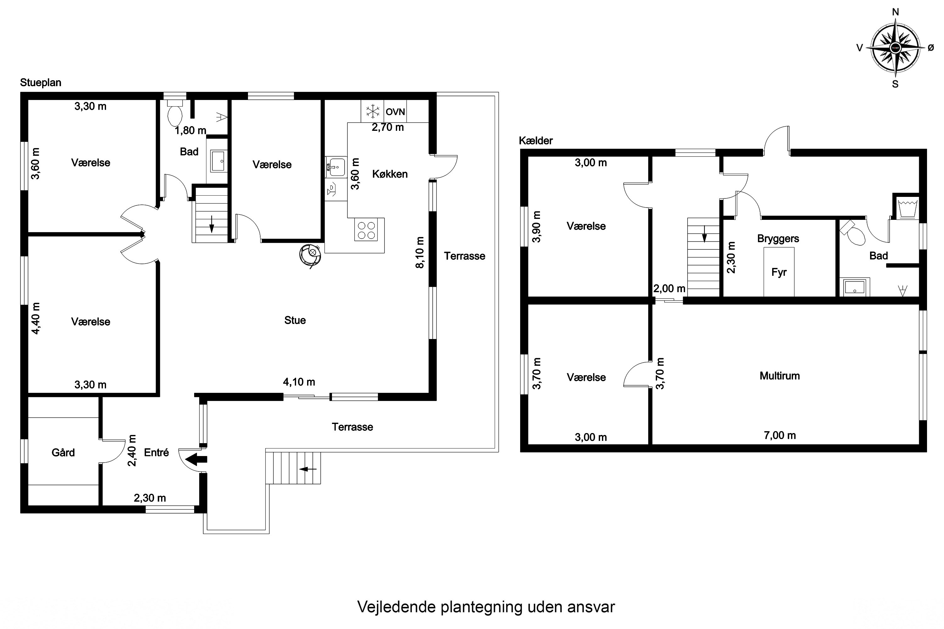 Plantegninger billede af Kaløvej 15, Eskerod, 8543 Hornslet
