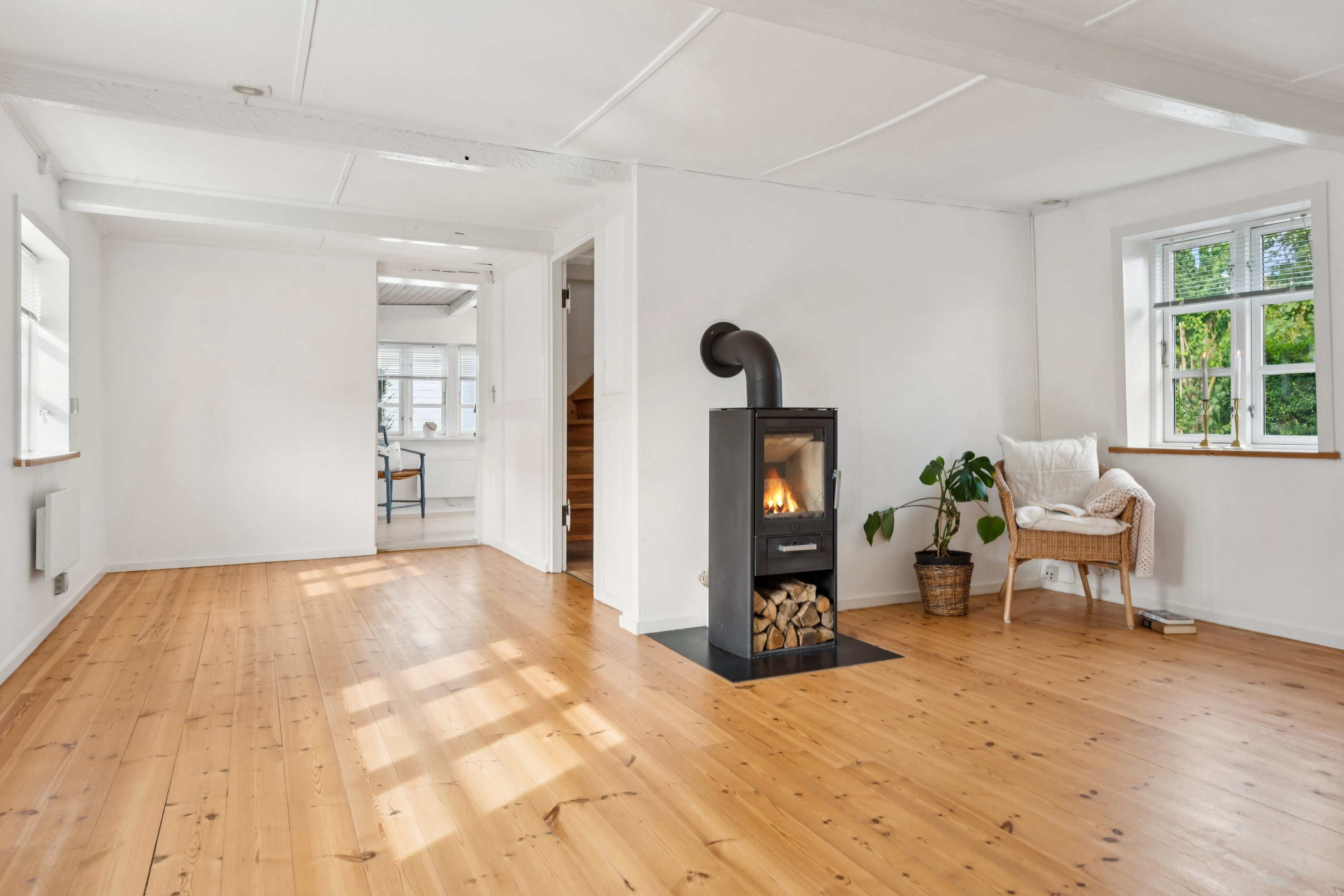 Fremhævet stue billede i fuldskærmstilstand. Billede af Stubager 6A, 2670 Greve