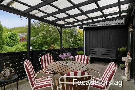 Miniaturebillede 1: facadeforslag. Billede af Olaf Poulsensvej 5, Evetofte, 3370 Melby