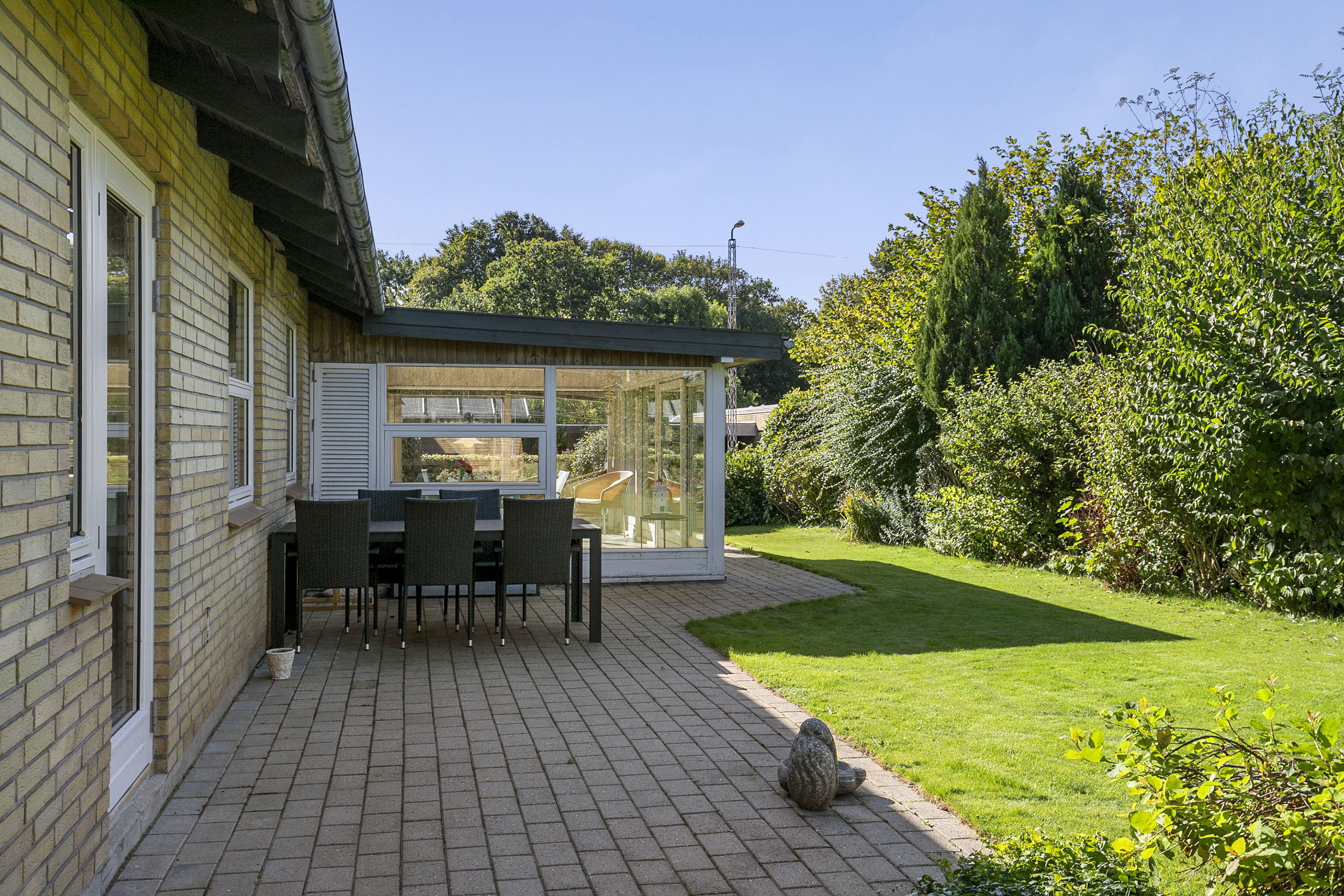 Fremhævet terrasse billede i fuldskærmstilstand. Billede af Søndermarken 3, 9760 Vrå