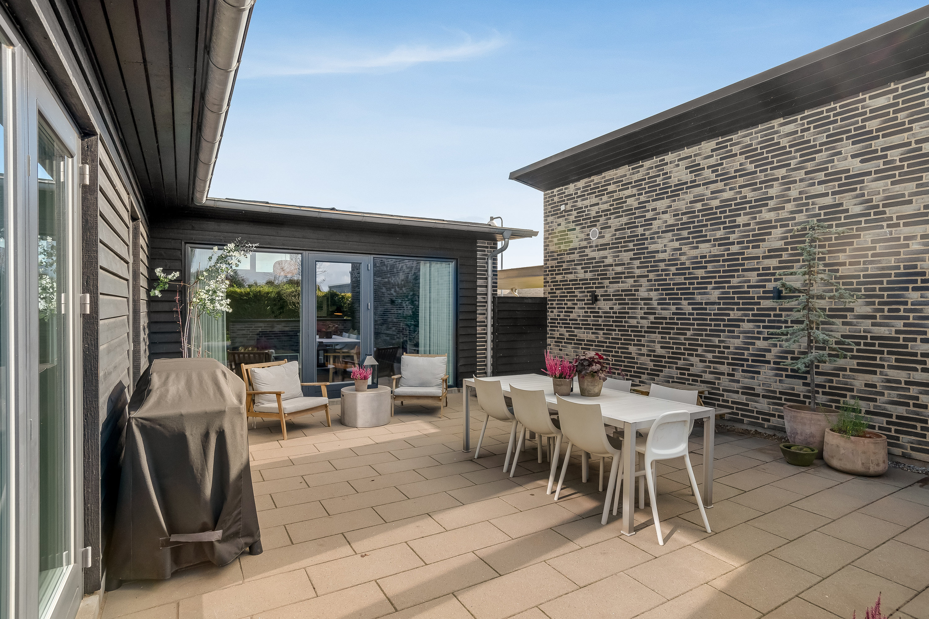 Fremhævet terrasse billede i fuldskærmstilstand. Billede af Dolken 18, Mejrup, 7500 Holstebro