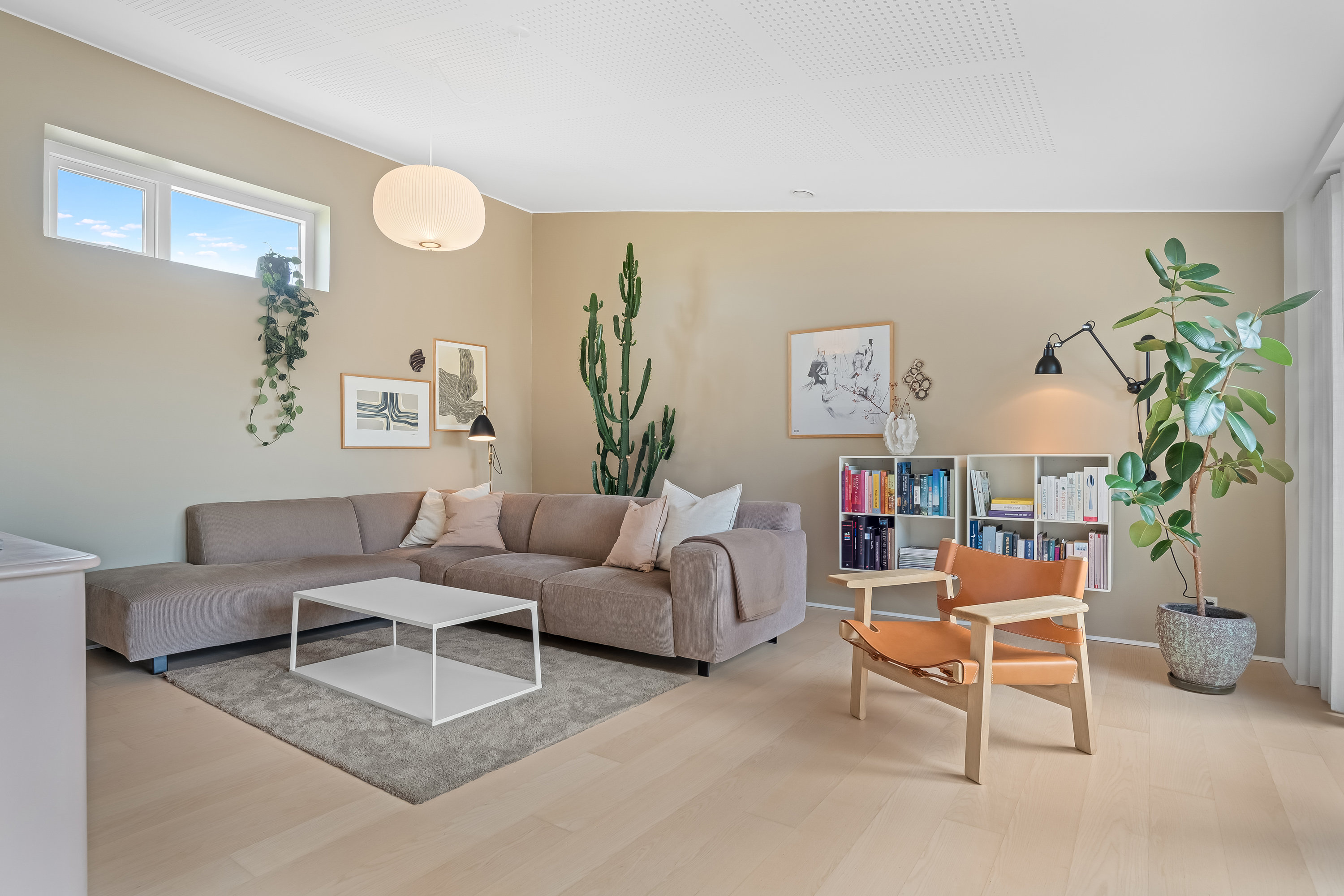 Fremhævet stue billede i fuldskærmstilstand. Billede af Dolken 18, Mejrup, 7500 Holstebro