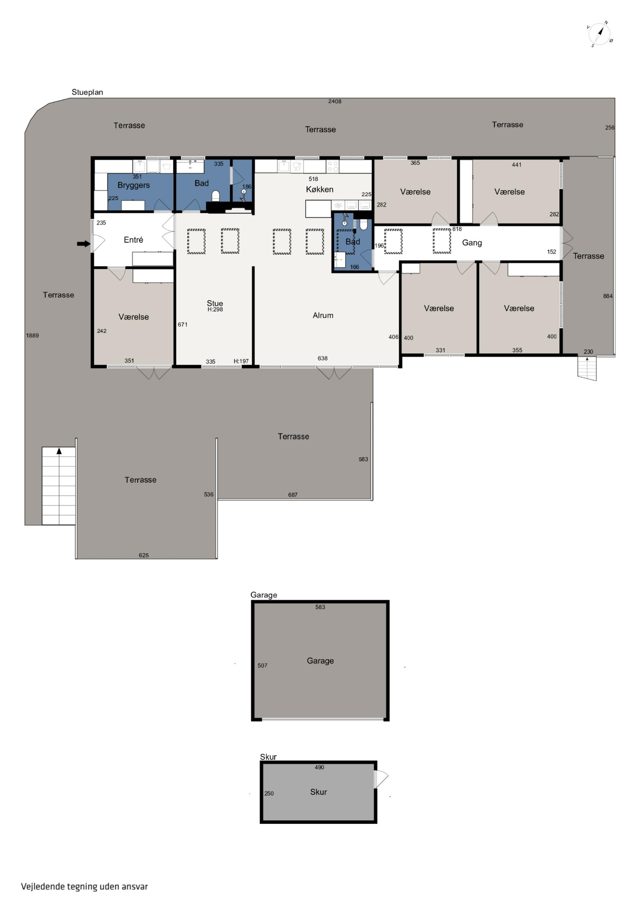 Plantegninger billede af Egernvej 14, 8270 Højbjerg
