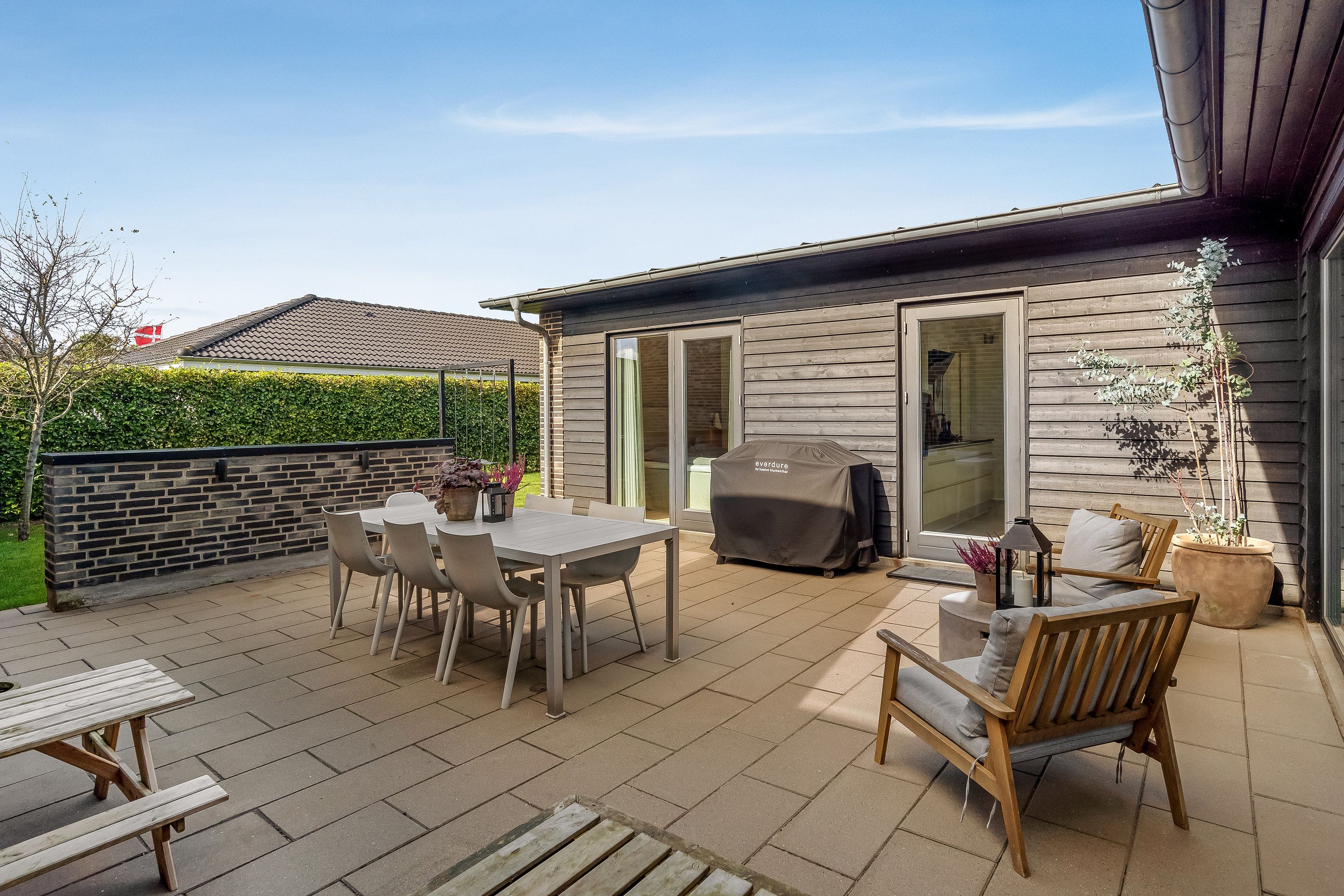 Fremhævet terrasse billede i fuldskærmstilstand. Billede af Dolken 18, Mejrup, 7500 Holstebro