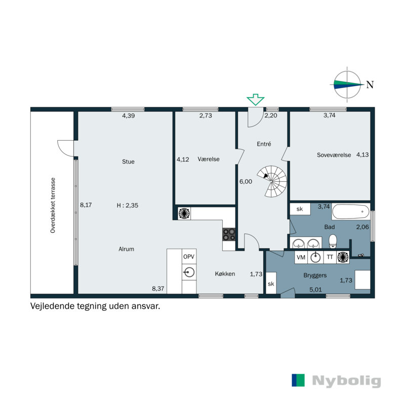 Plantegninger billede af Balshavevej 14, Over Randlev, 8300 Odder