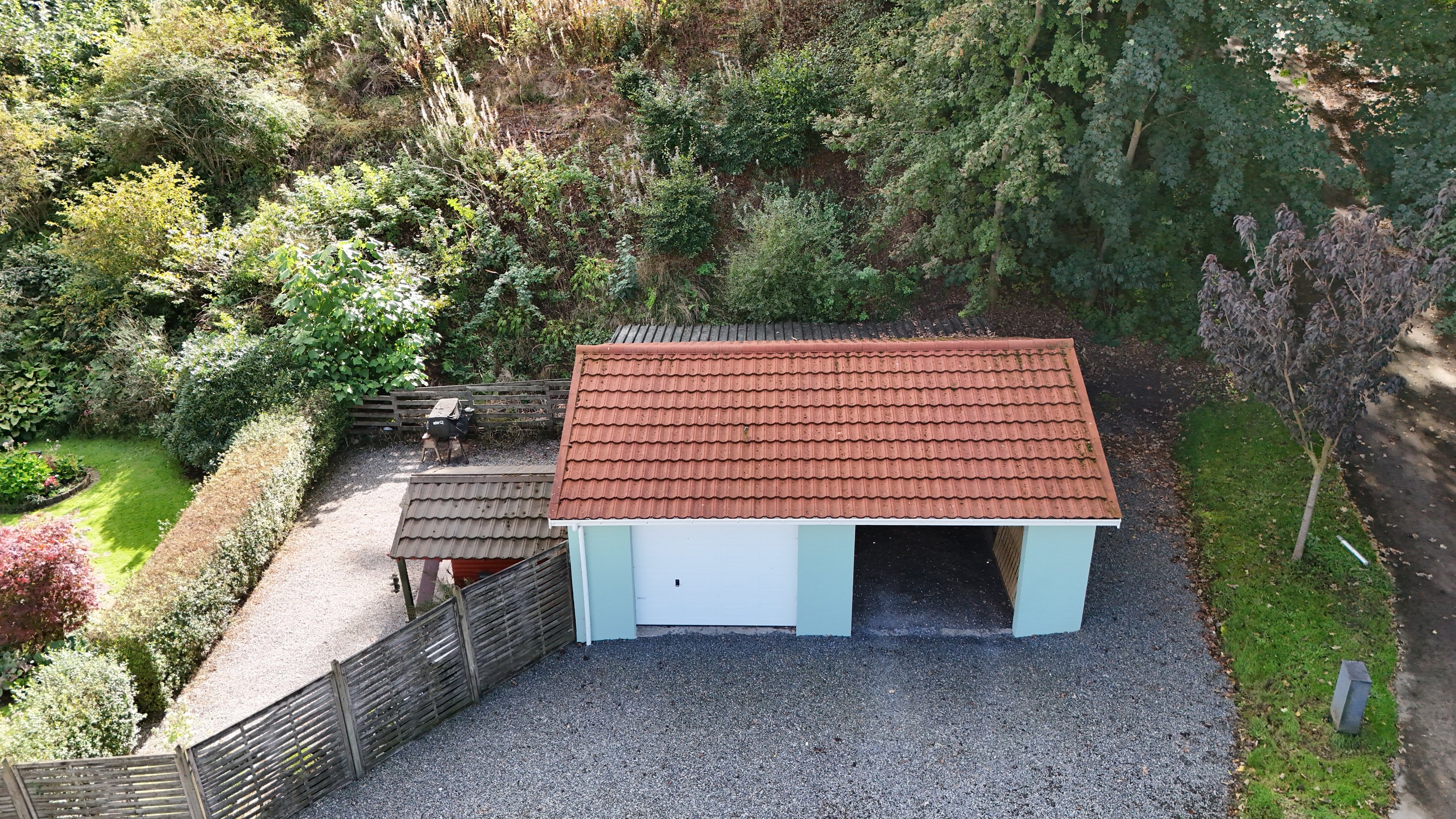 Fremhævet luftfoto billede i fuldskærmstilstand. Billede af Snæbumvej 36B+A, Snæbum, 9500 Hobro