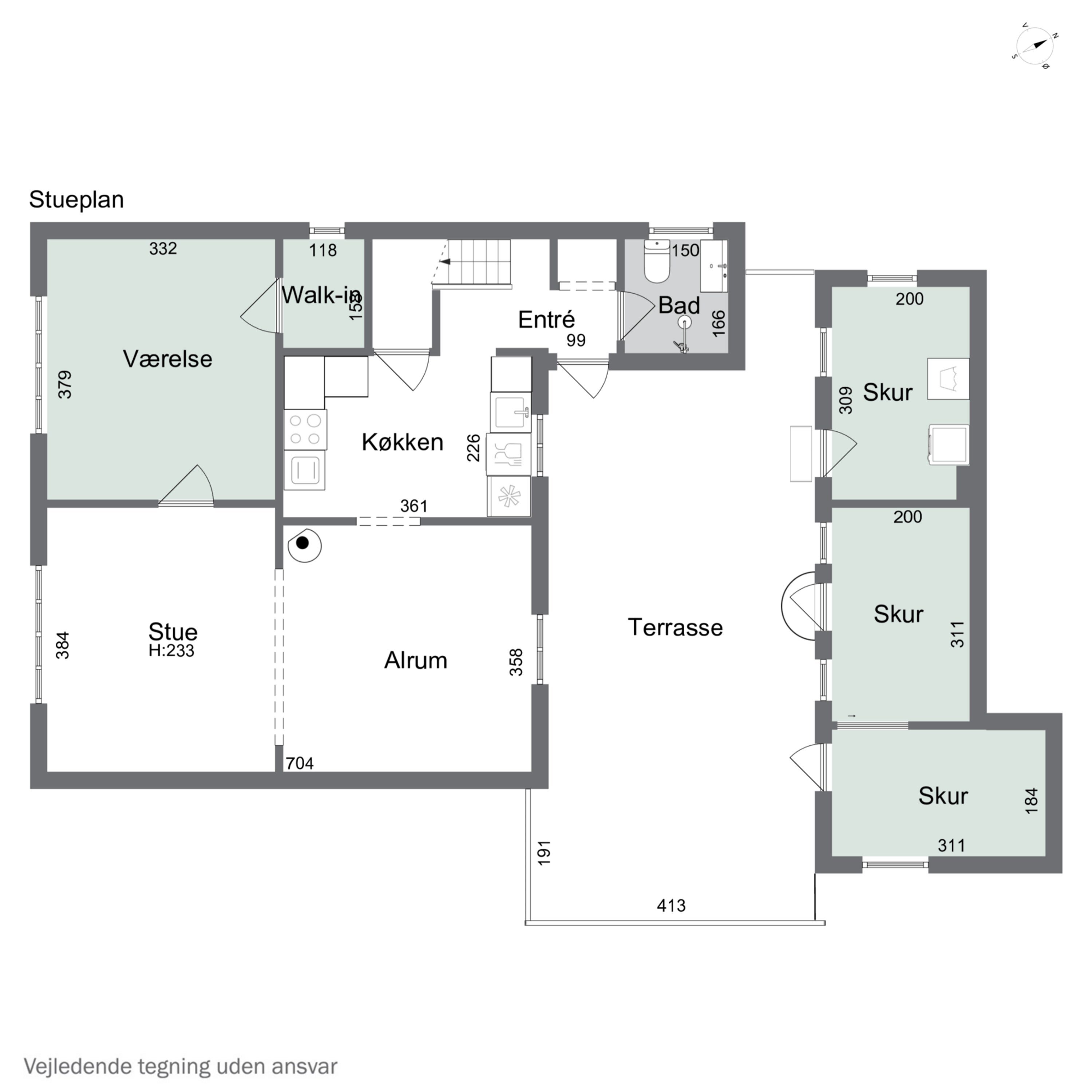 Plantegninger billede af Gimlingevej 15, Flakkebjerg, 4200 Slagelse