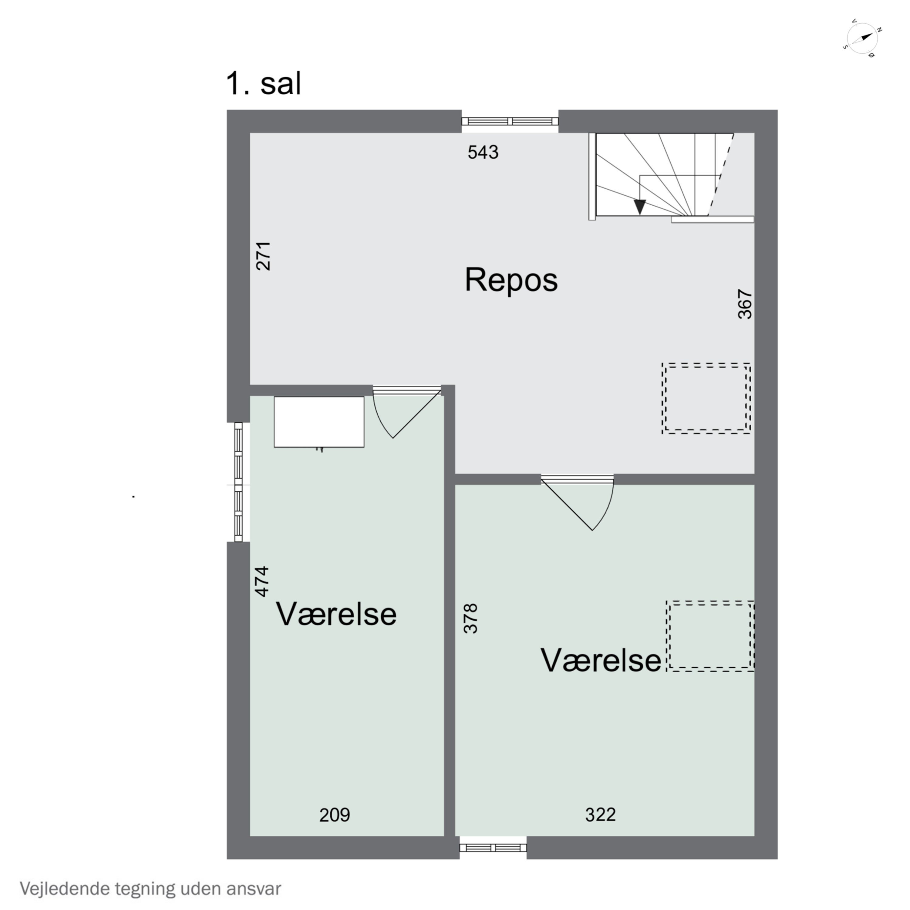 Plantegninger billede af Gimlingevej 15, Flakkebjerg, 4200 Slagelse
