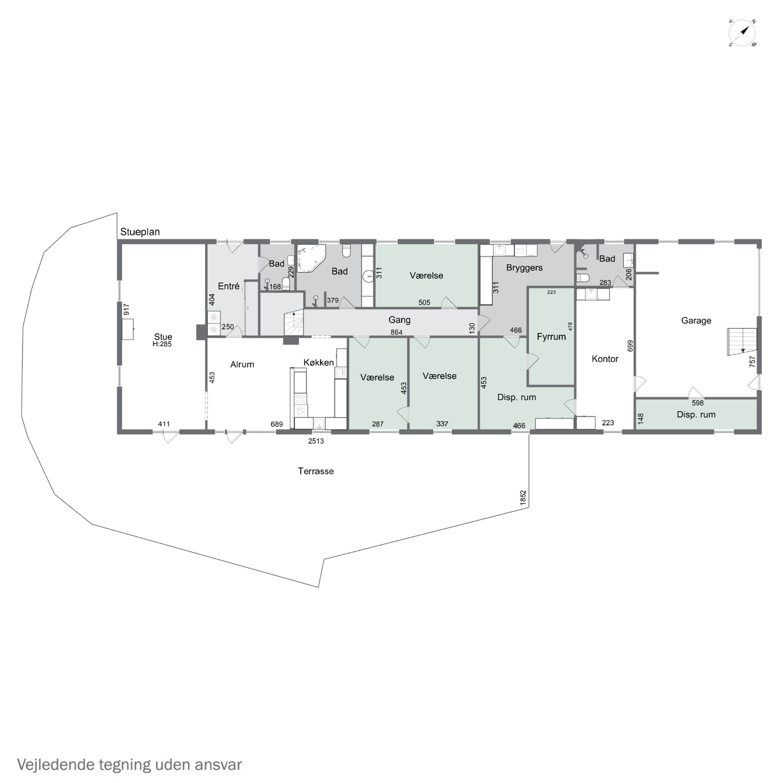 Plantegninger billede af Tyvelse Bygade 4, Tyvelse, 4171 Glumsø