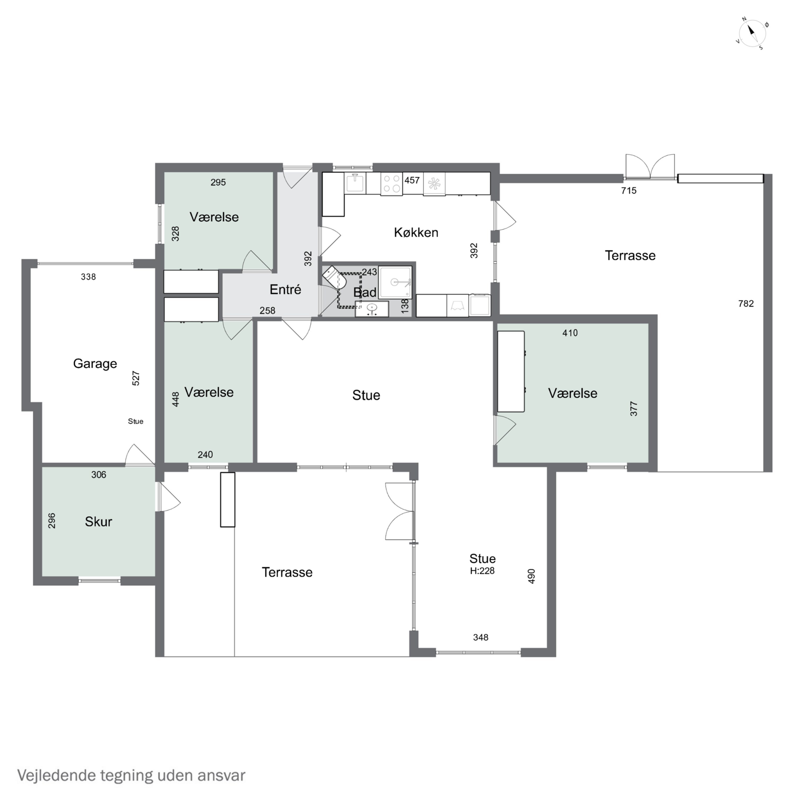 Plantegninger billede af Lindevej 28, 4760 Vordingborg