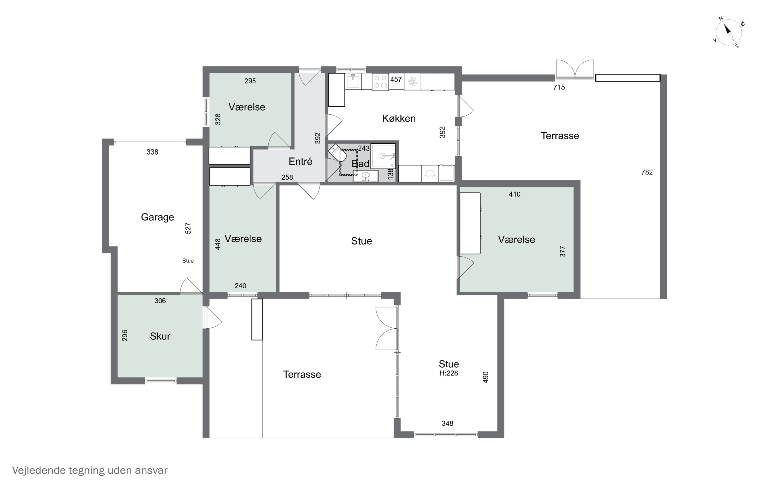 Plantegninger billede af Lindevej 28, 4760 Vordingborg