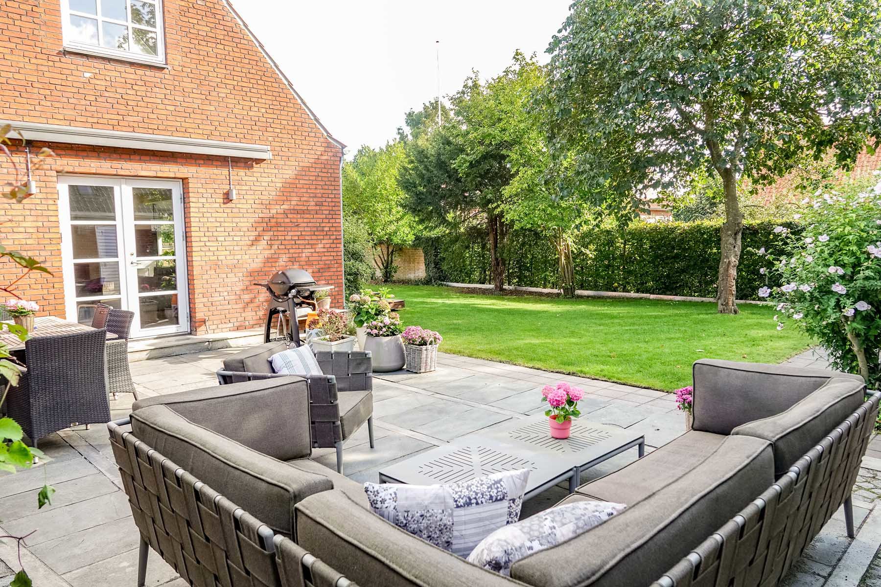 Fremhævet terrasse billede i fuldskærmstilstand. Billede af Carl Plougs Vænge 3, 5230 Odense M