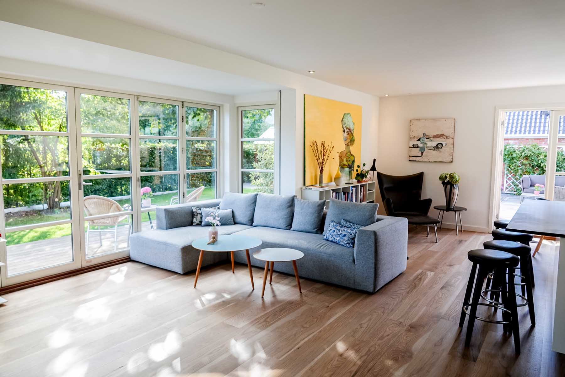 Fremhævet stue billede i fuldskærmstilstand. Billede af Carl Plougs Vænge 3, 5230 Odense M