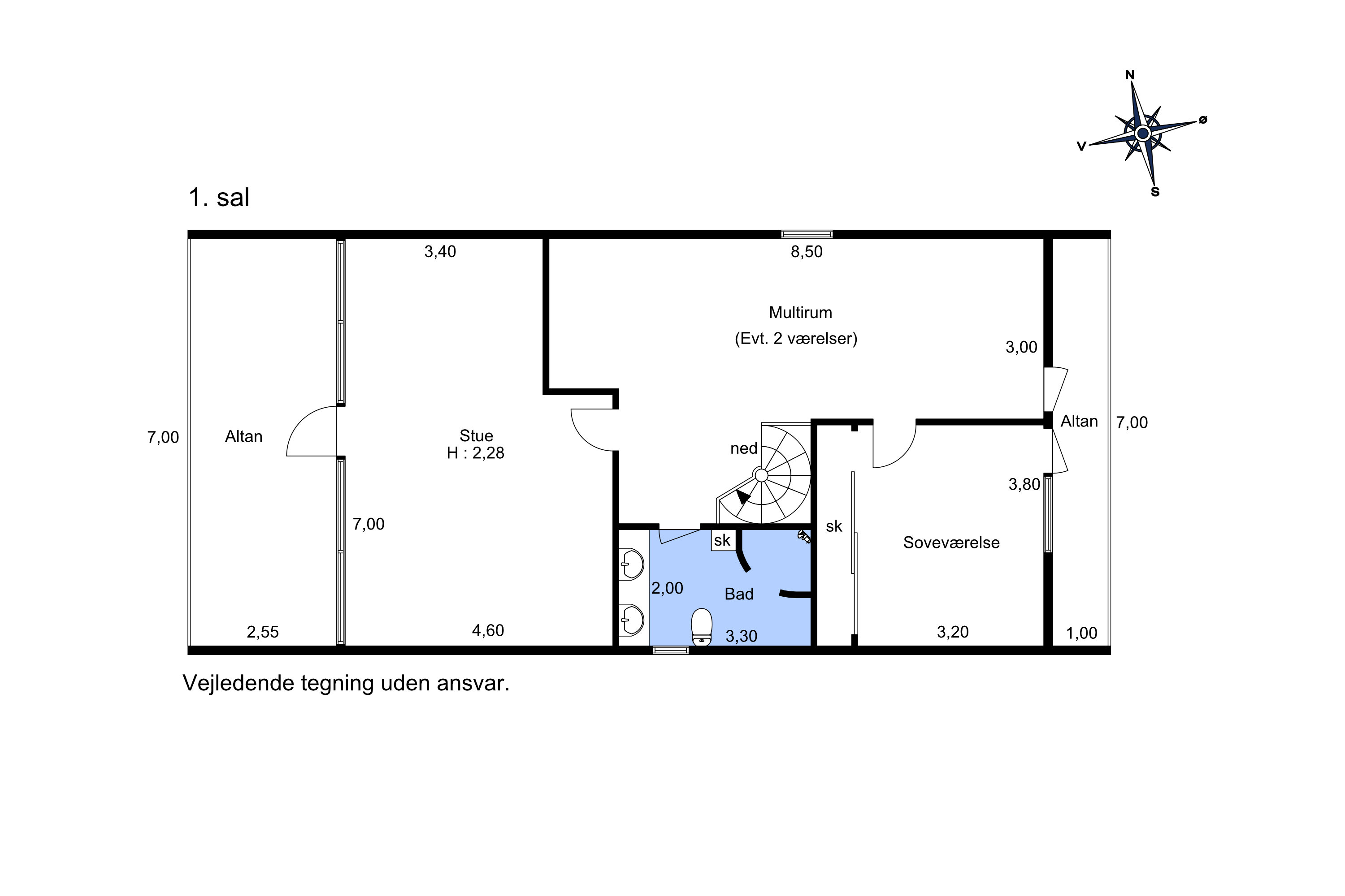 Plantegninger billede af Egense Hjørnet 9, Egense, 9280 Storvorde