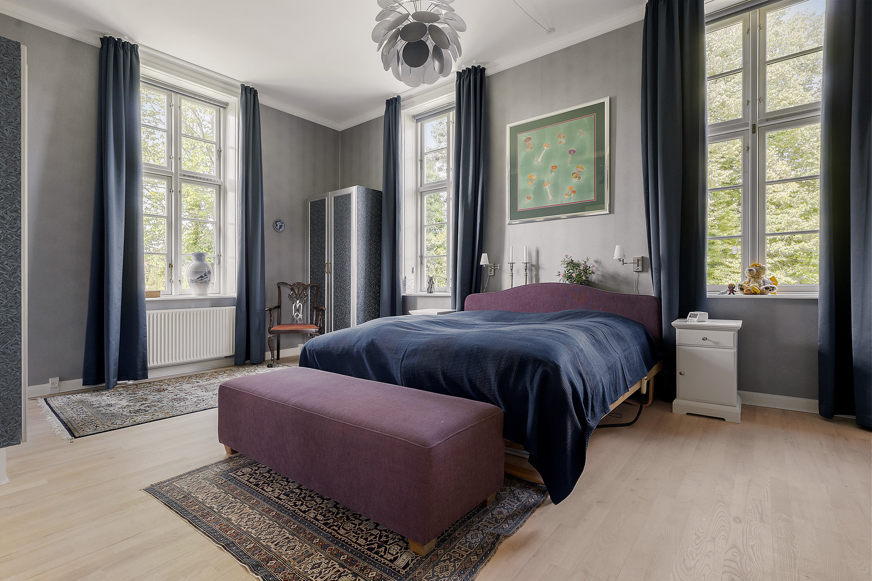 Fremhævet soveværelse billede i fuldskærmstilstand. Billede af Dronningens Vænge 11, st.. th., 2800 Kongens Lyngby