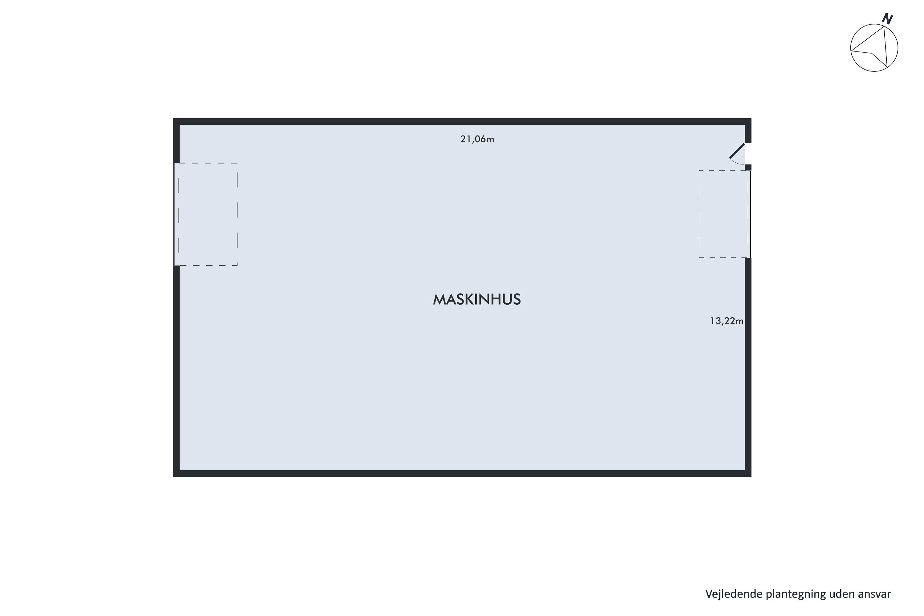Plantegninger billede af Blomstermarken 3, Halvrimmen, 9460 Brovst