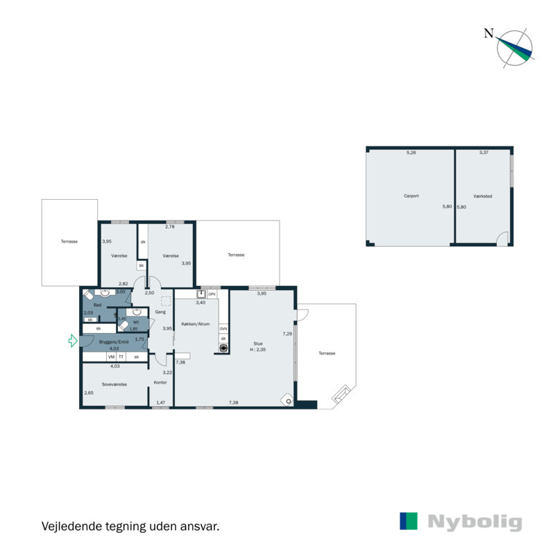 Plantegninger billede af Egevænget 17, Askov, 6600 Vejen