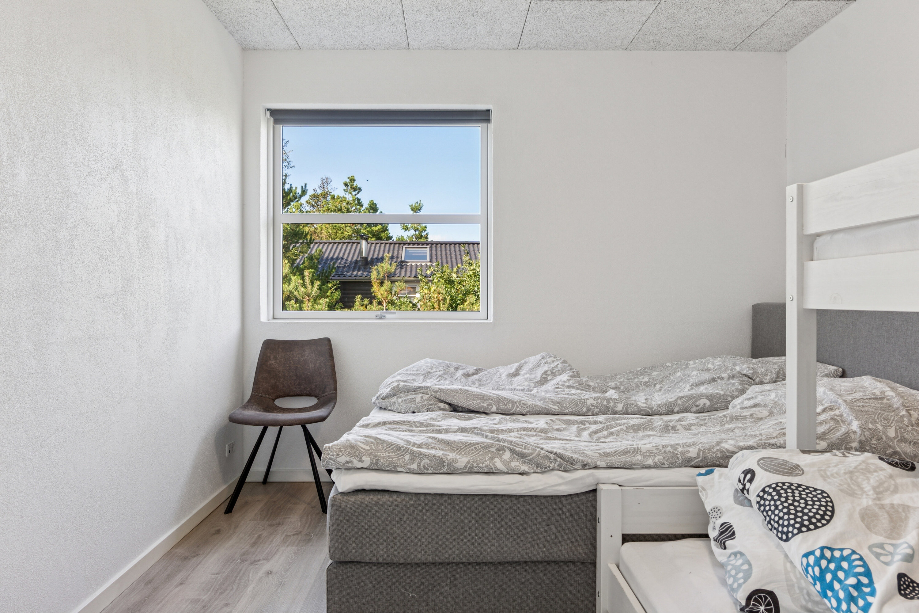 Fremhævet soveværelse billede i fuldskærmstilstand. Billede af Kræn Tækkers Vej 9, Klitmøller, 7700 Thisted