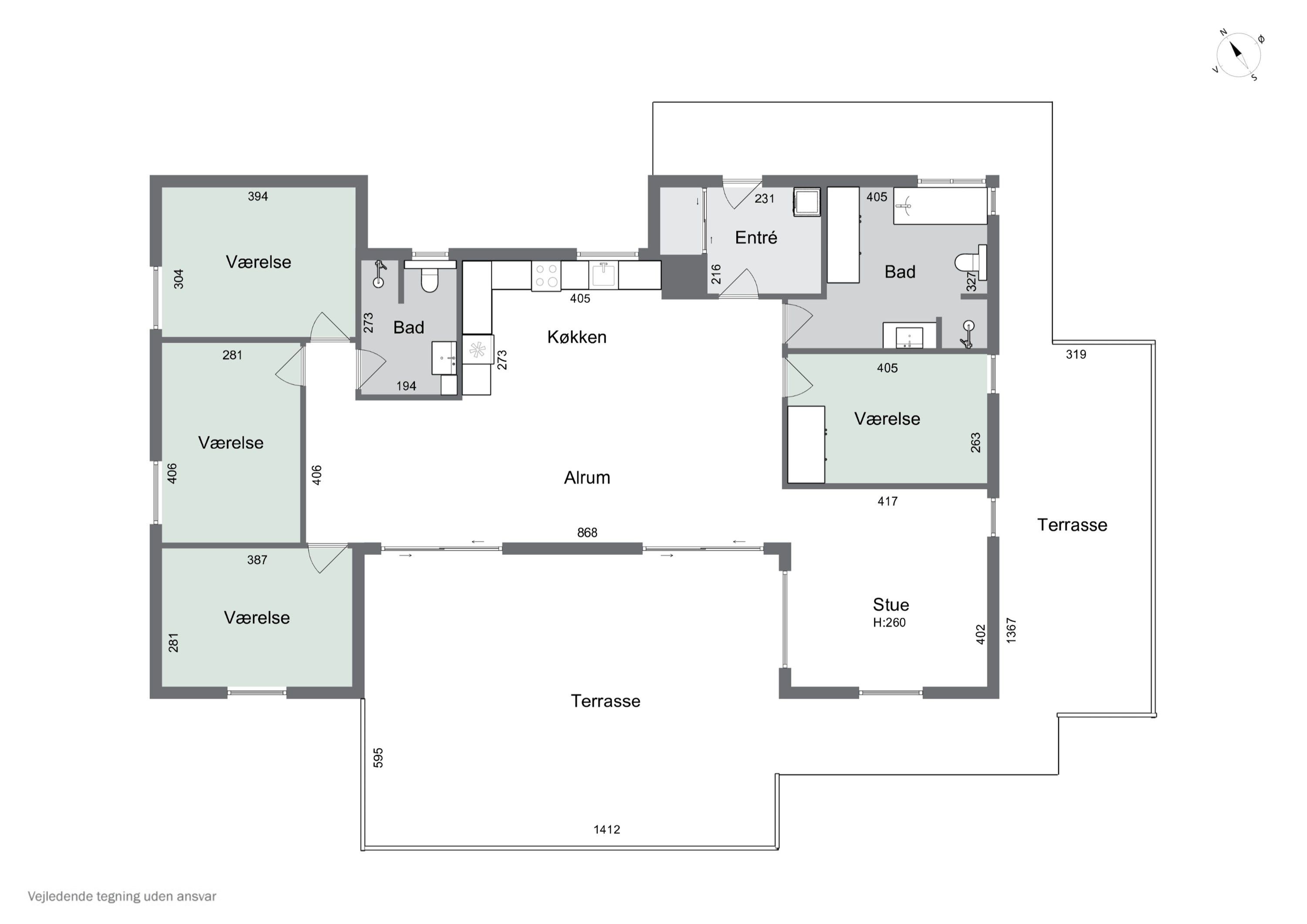 Plantegninger billede af Kræn Tækkers Vej 9, Klitmøller, 7700 Thisted