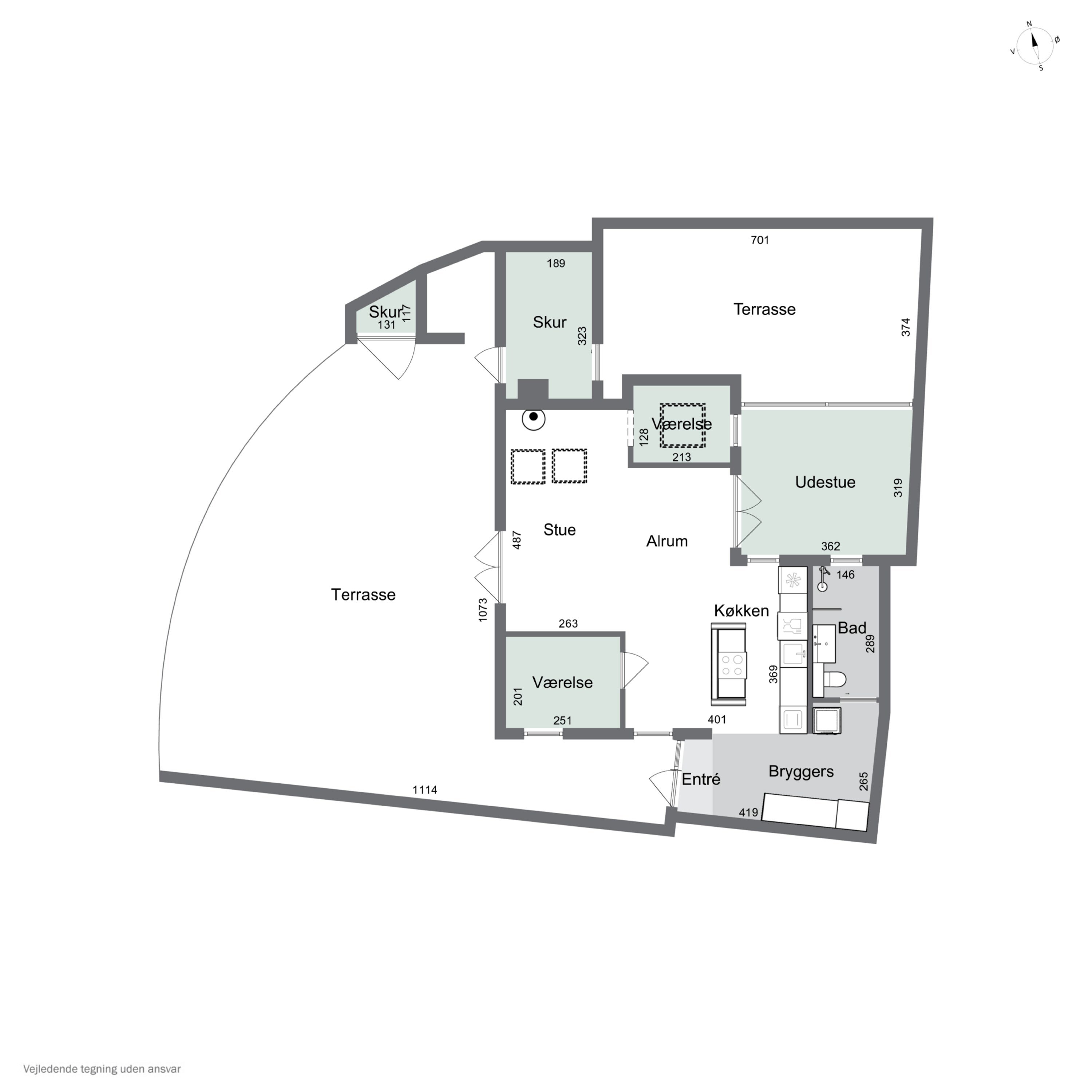 Plantegninger billede af Ibsvej 38, Vesterhave, 4736 Karrebæksminde