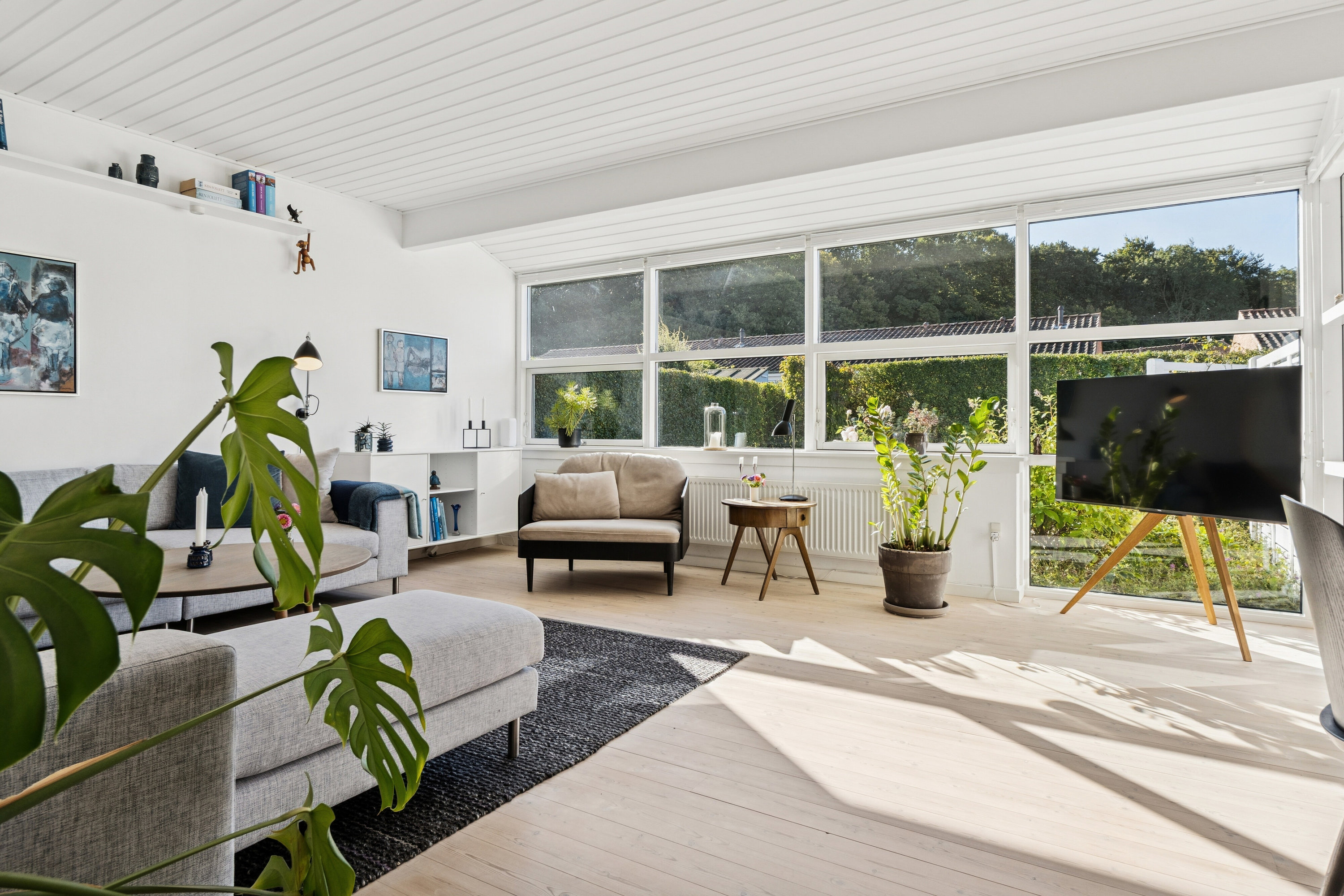 Fremhævet stue billede i fuldskærmstilstand. Billede af Skovhusvej 9, 4300 Holbæk