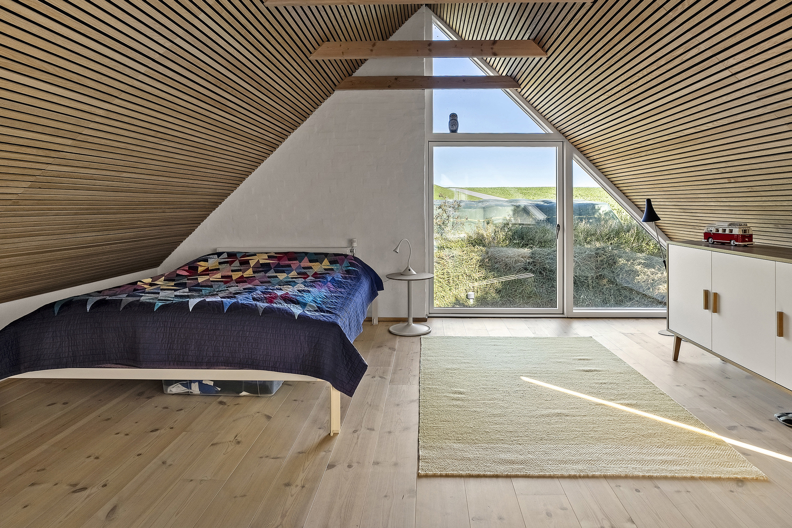 Fremhævet soveværelse billede i fuldskærmstilstand. Billede af Havmarken 2, Søvind, 8700 Horsens