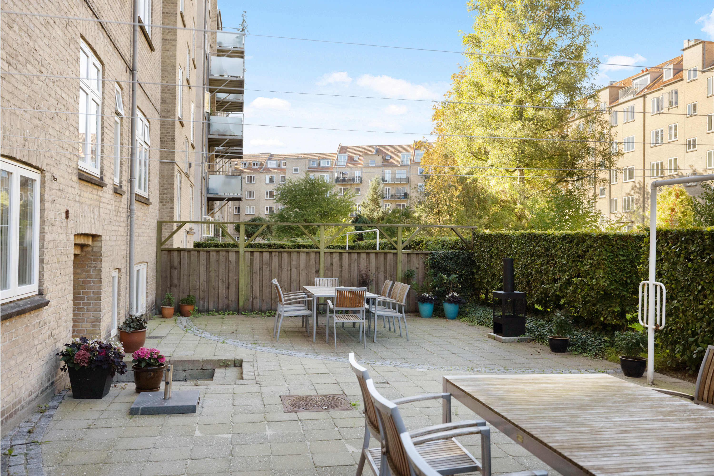 Fremhævet gårdhave billede i fuldskærmstilstand. Billede af Rudolph Wulffs Gade 12, 4. th., 8000 Aarhus C