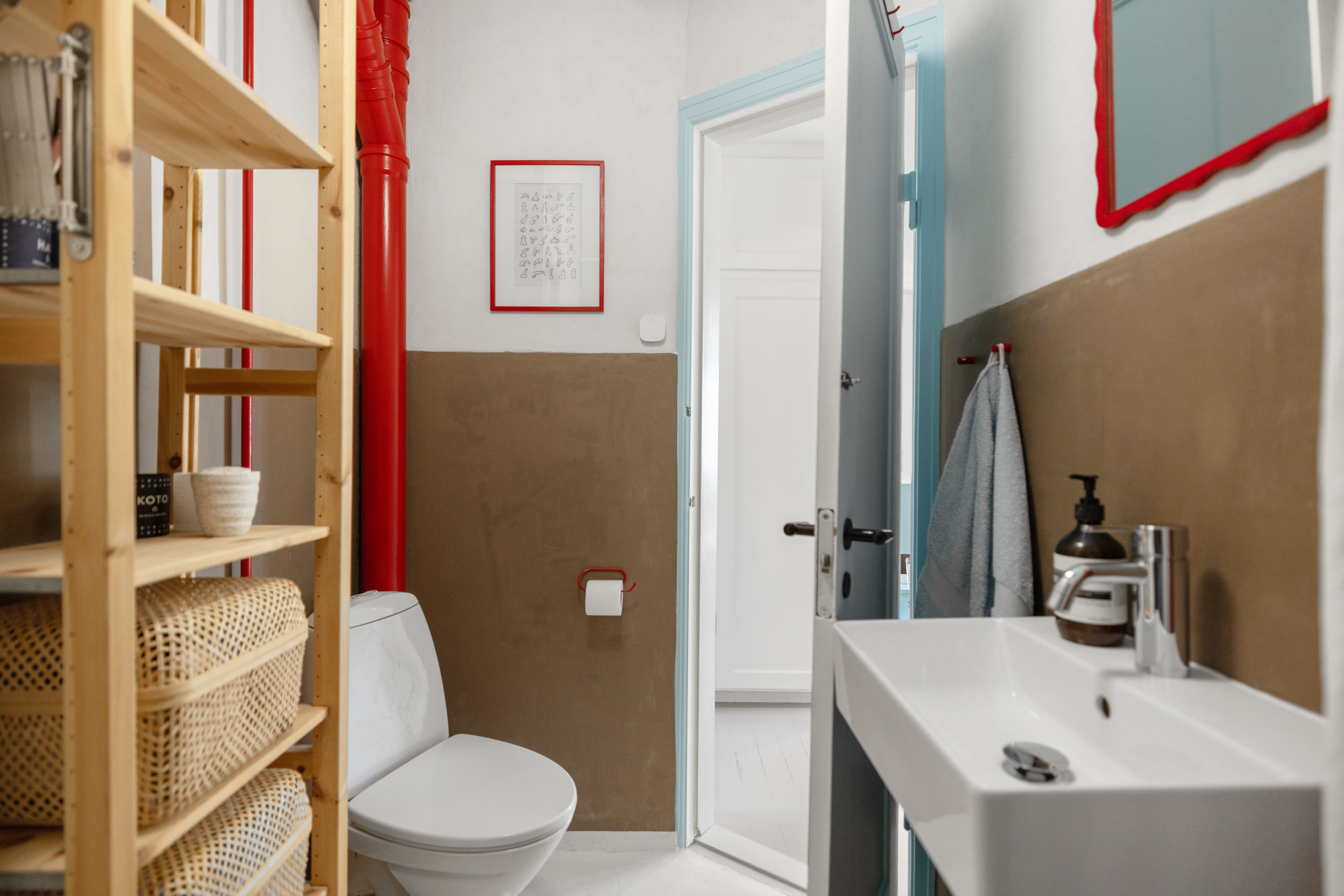 Fremhævet badeværelse billede i fuldskærmstilstand. Billede af Rudolph Wulffs Gade 12, 4. th., 8000 Aarhus C