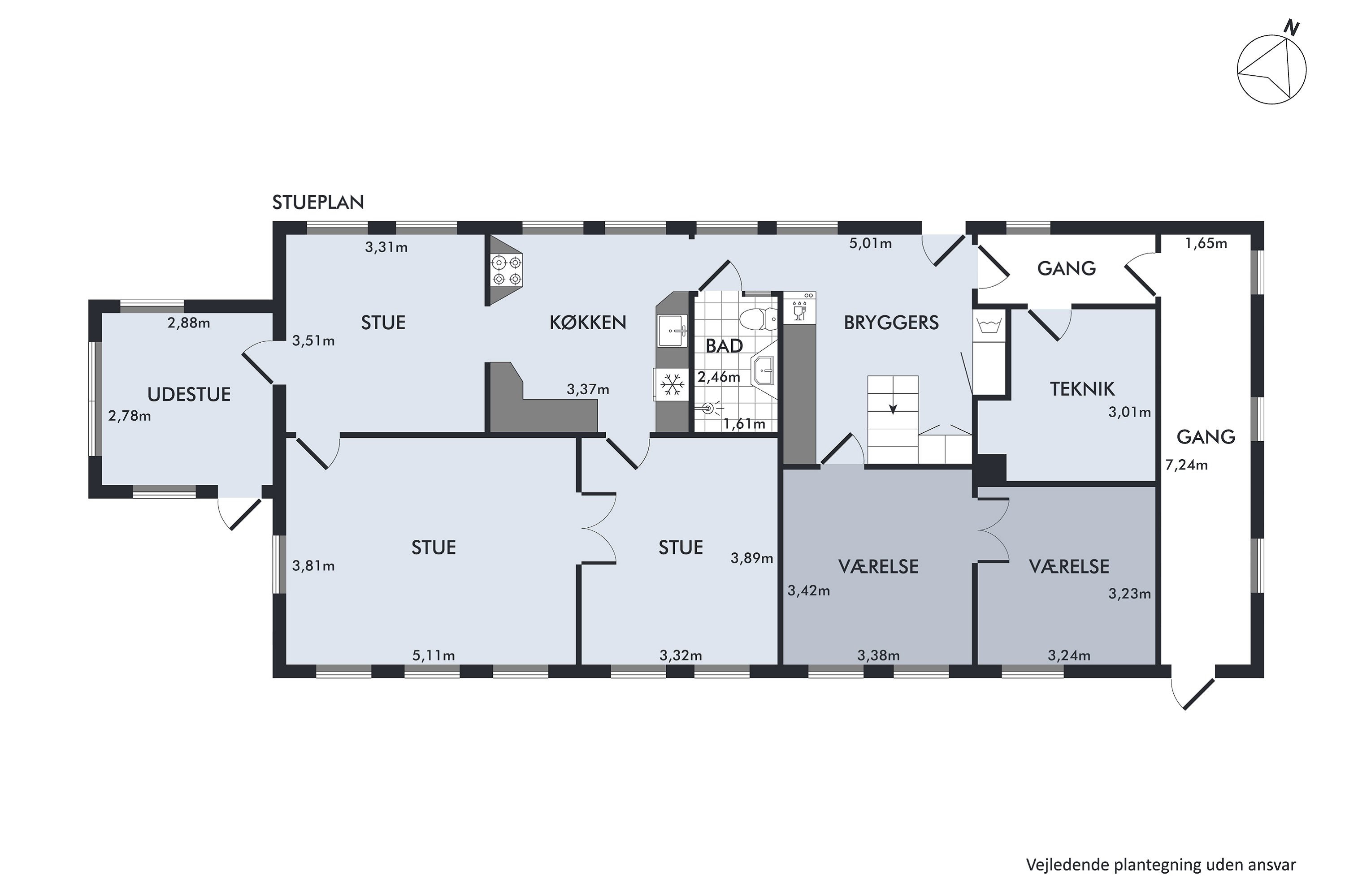 Plantegninger billede af Vesterballe 13, Brandsbøl, 6430 Nordborg