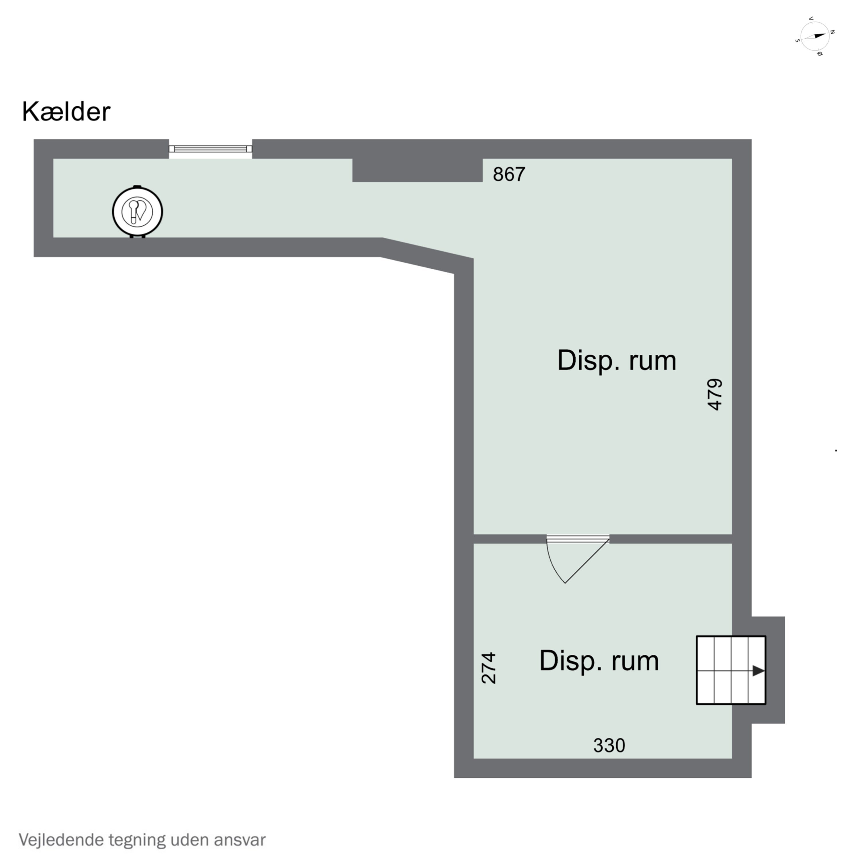 Plantegninger billede af Hovedgaden 52, Ubby, 4490 Jerslev Sjælland