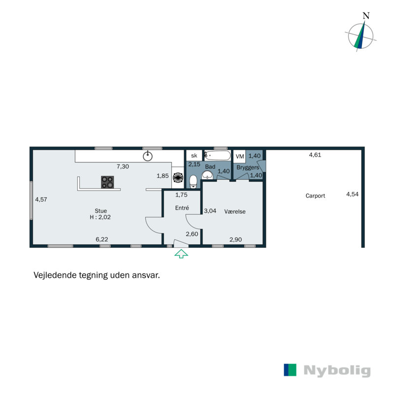 Plantegninger billede af Toftumvej 30, Søvind, 8700 Horsens