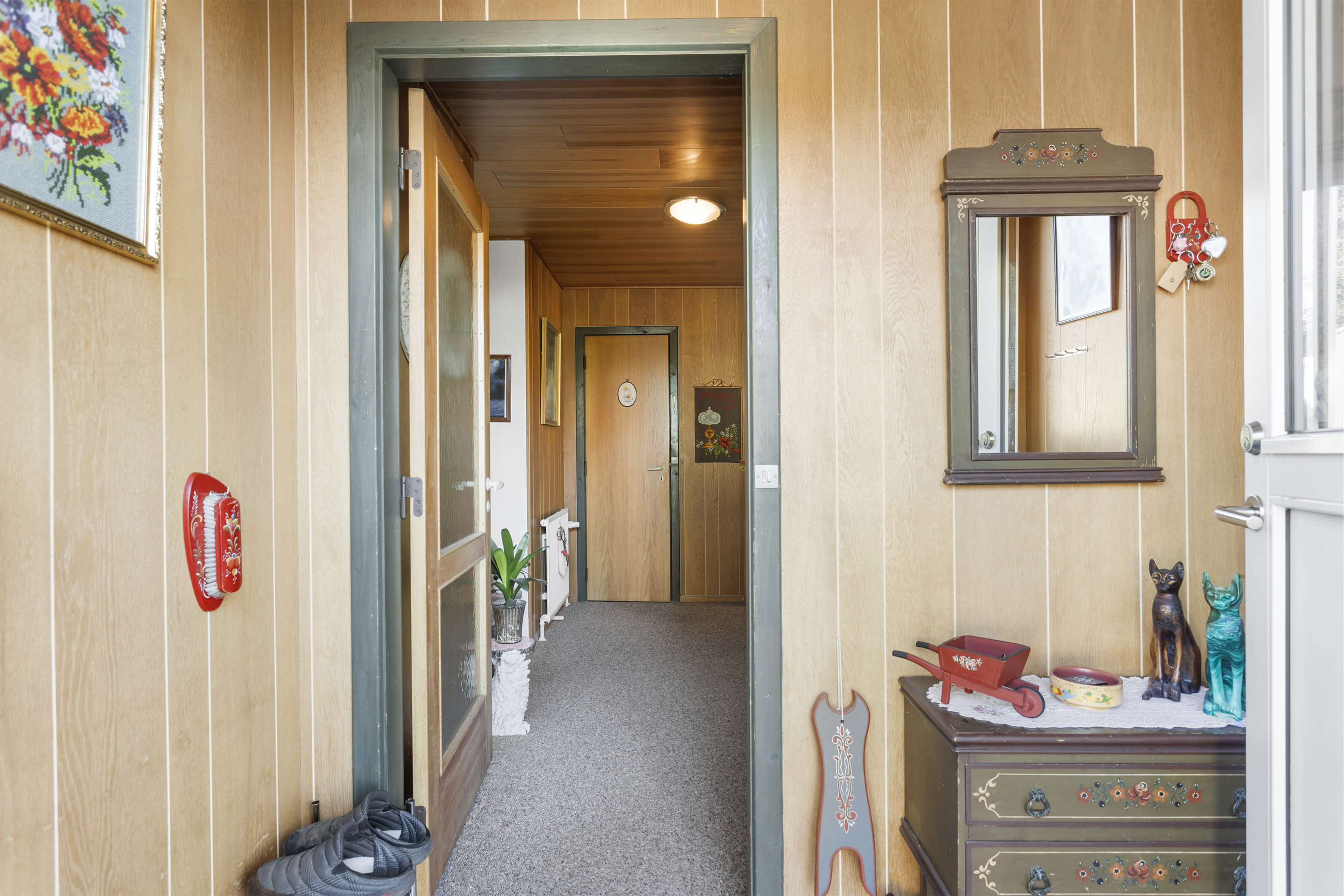 Fremhævet gang billede i fuldskærmstilstand. Billede af Æblevangen 2, Præstbro, 9330 Dronninglund