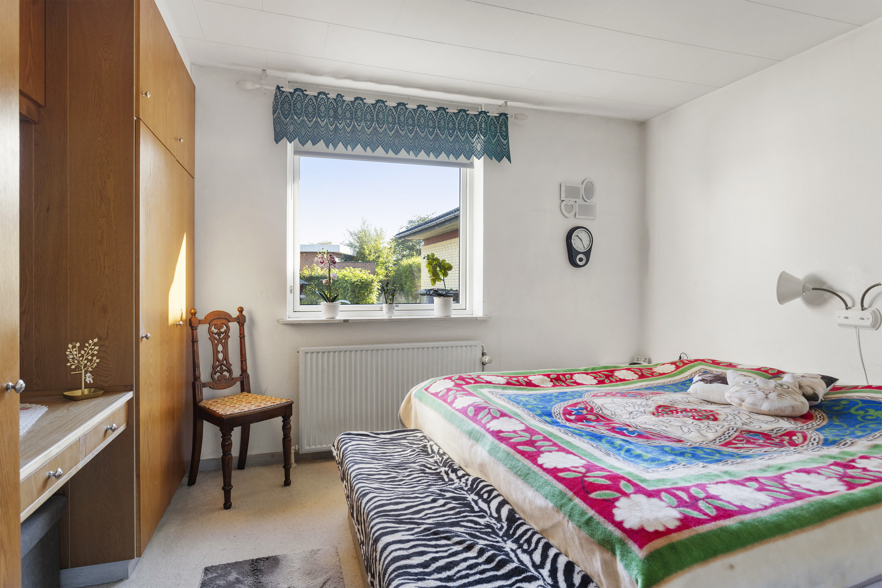 Fremhævet soveværelse billede i fuldskærmstilstand. Billede af Æblevangen 2, Præstbro, 9330 Dronninglund