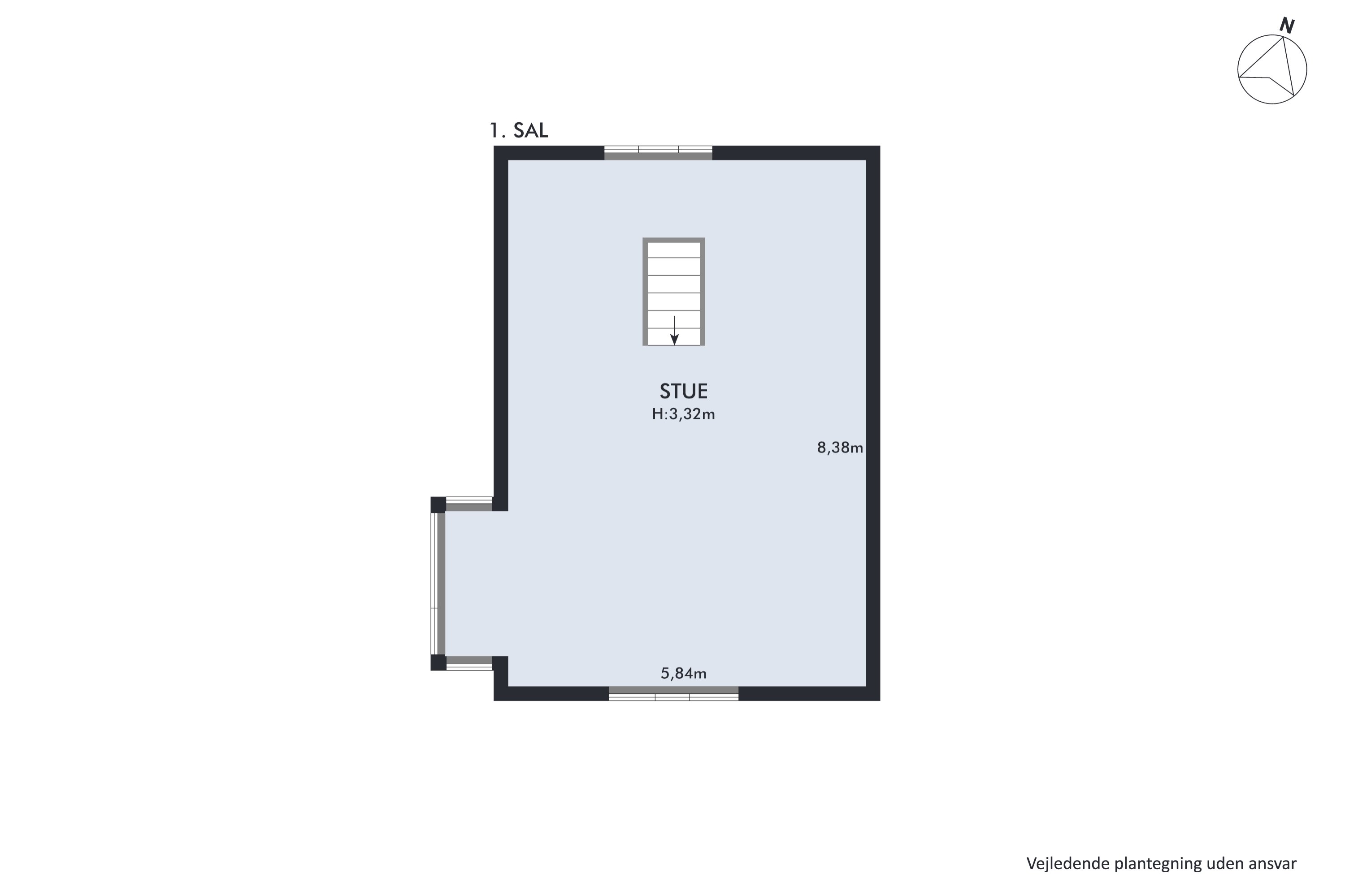 Plantegninger billede af Tindbæk Byvej 11, Tindbæk, 8830 Tjele