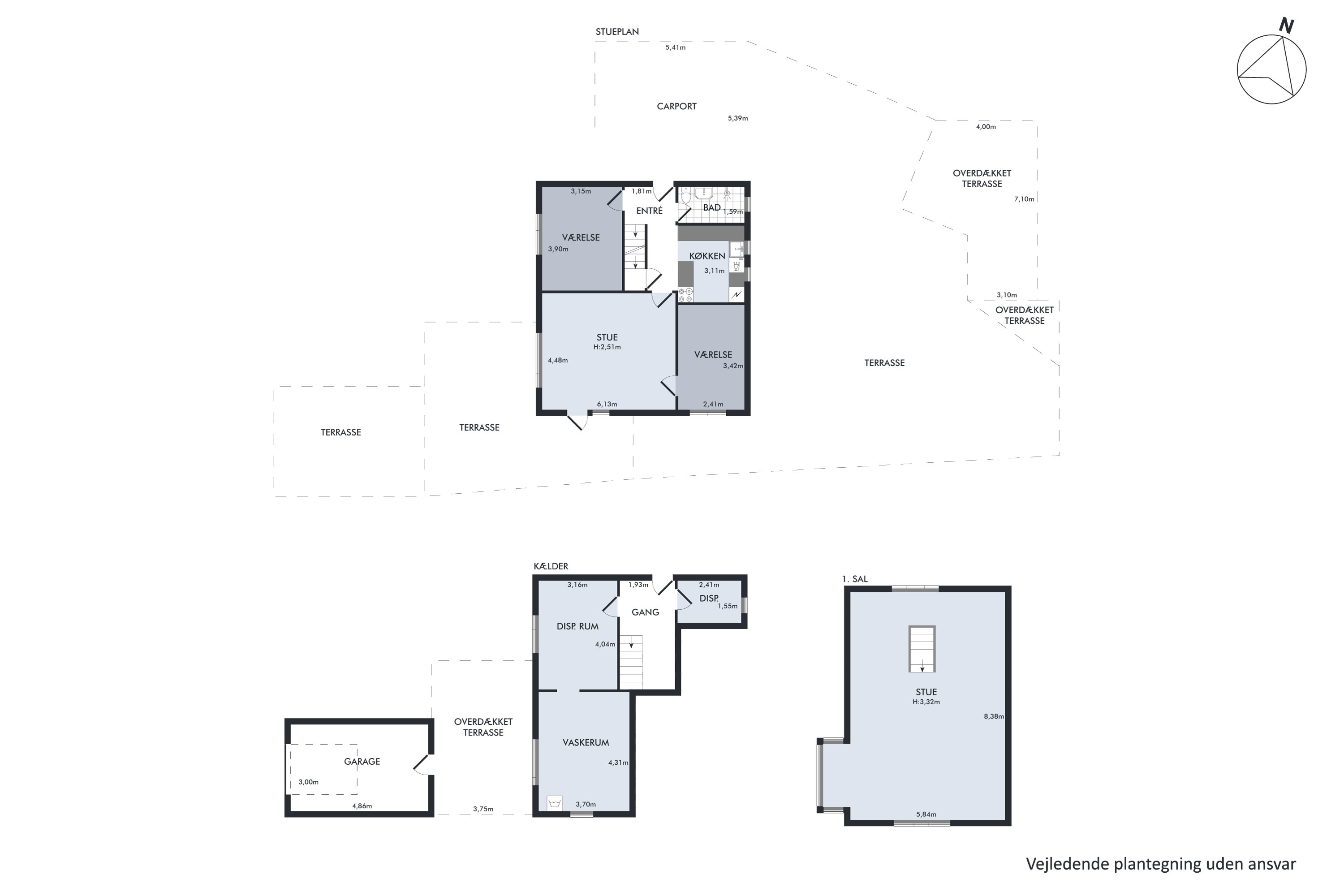 Plantegninger billede af Tindbæk Byvej 11, Tindbæk, 8830 Tjele