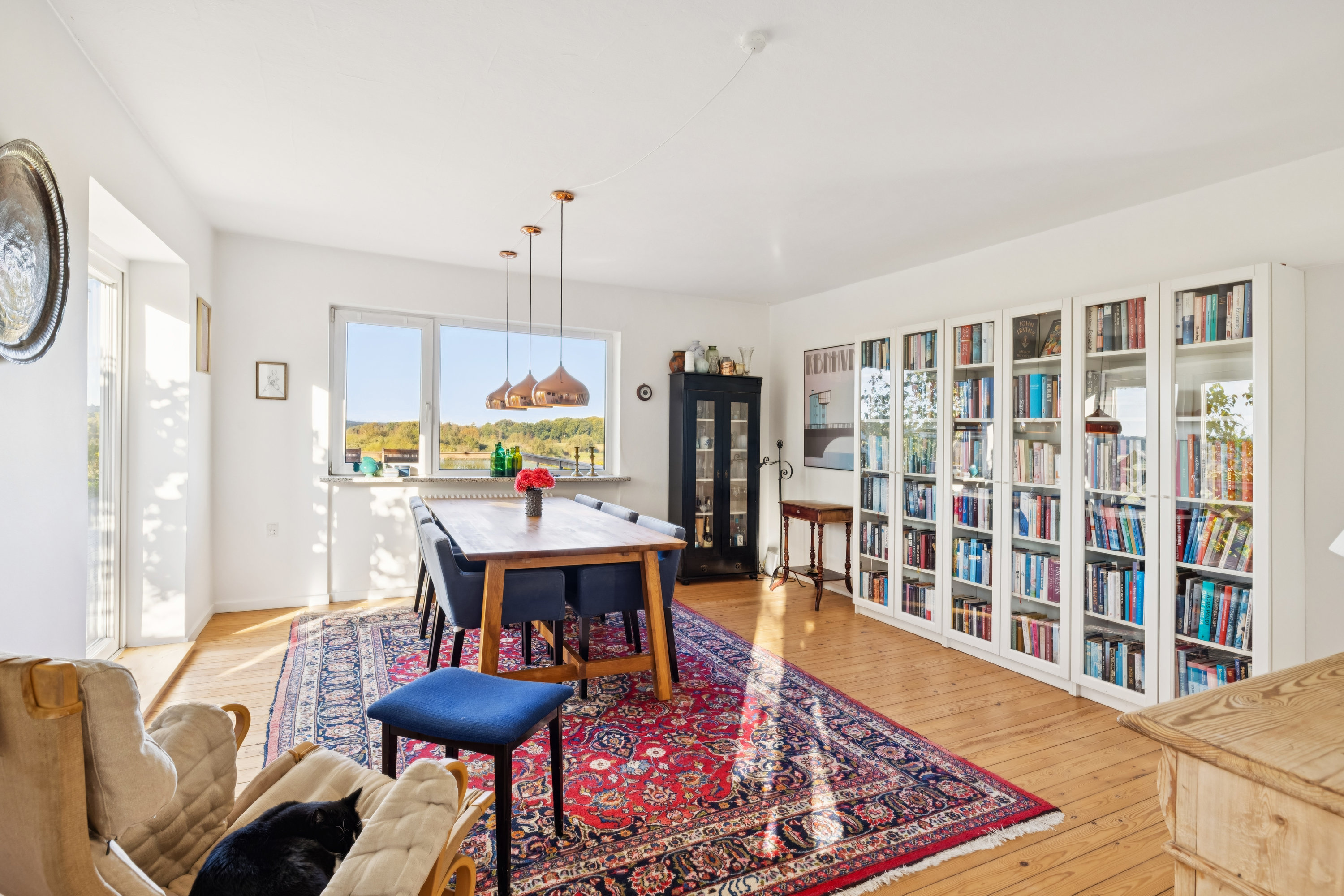 Fremhævet stue billede i fuldskærmstilstand. Billede af Tindbæk Byvej 11, Tindbæk, 8830 Tjele