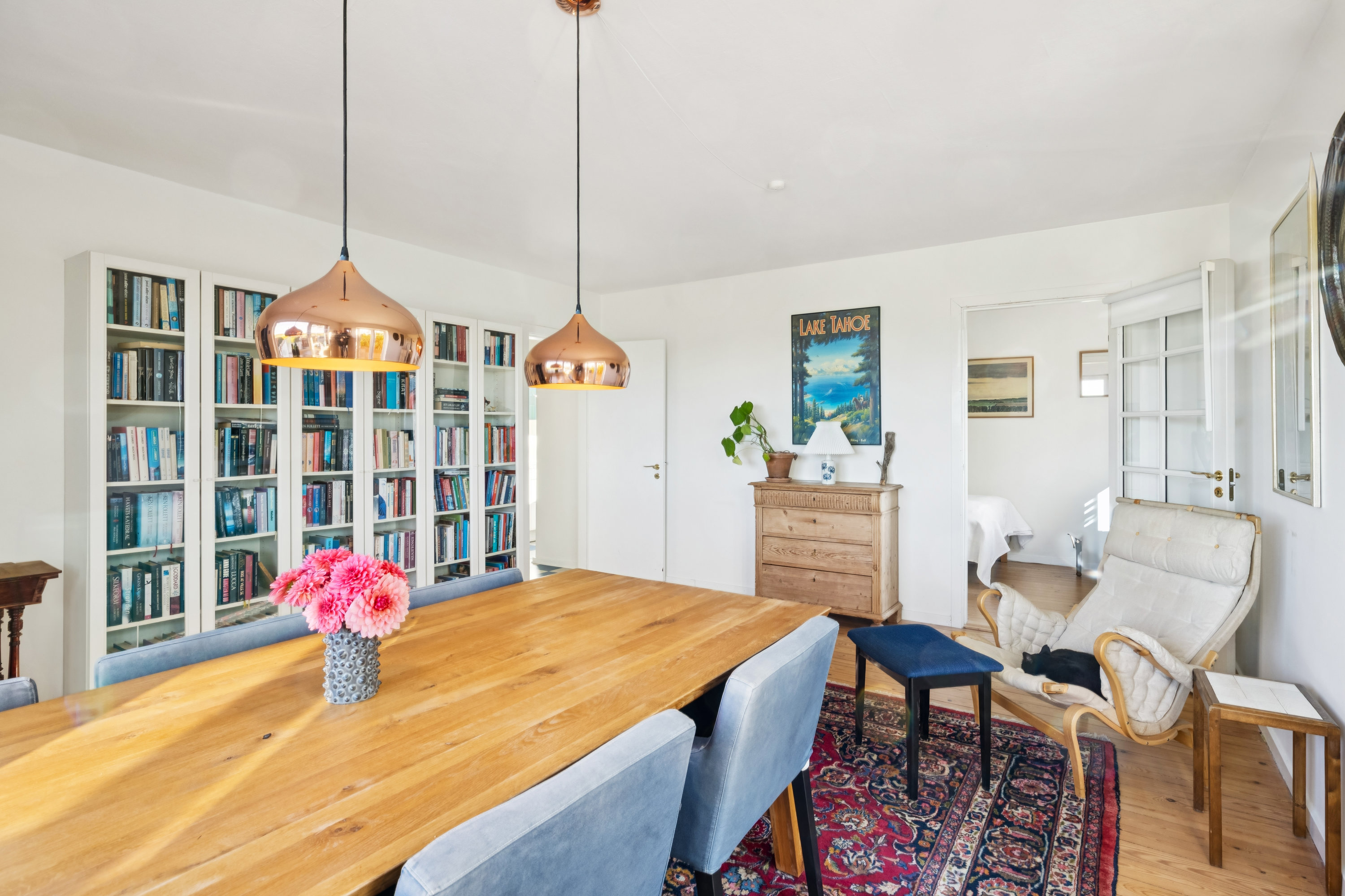 Fremhævet stue billede i fuldskærmstilstand. Billede af Tindbæk Byvej 11, Tindbæk, 8830 Tjele