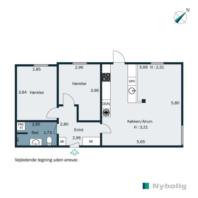 Plantegninger billede af Hørretvej 25A, st.. 4., 8320 Mårslet