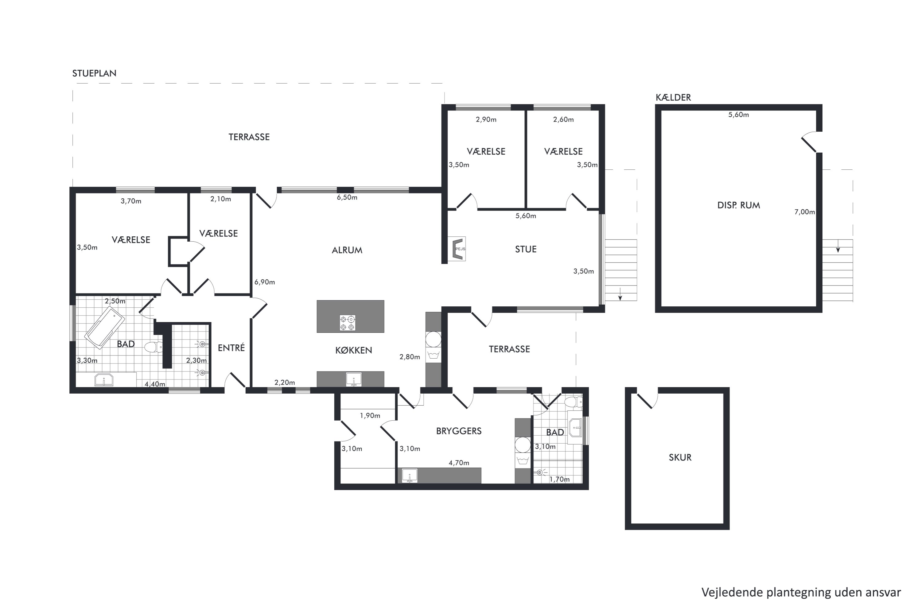 Plantegninger billede af Grønlandsvej 11, 8800 Viborg