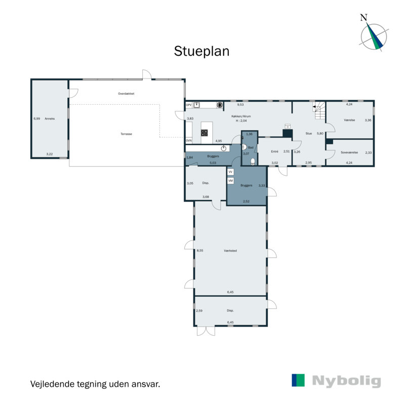 Plantegninger billede af Slagelse Landevej 141, 4241 Vemmelev