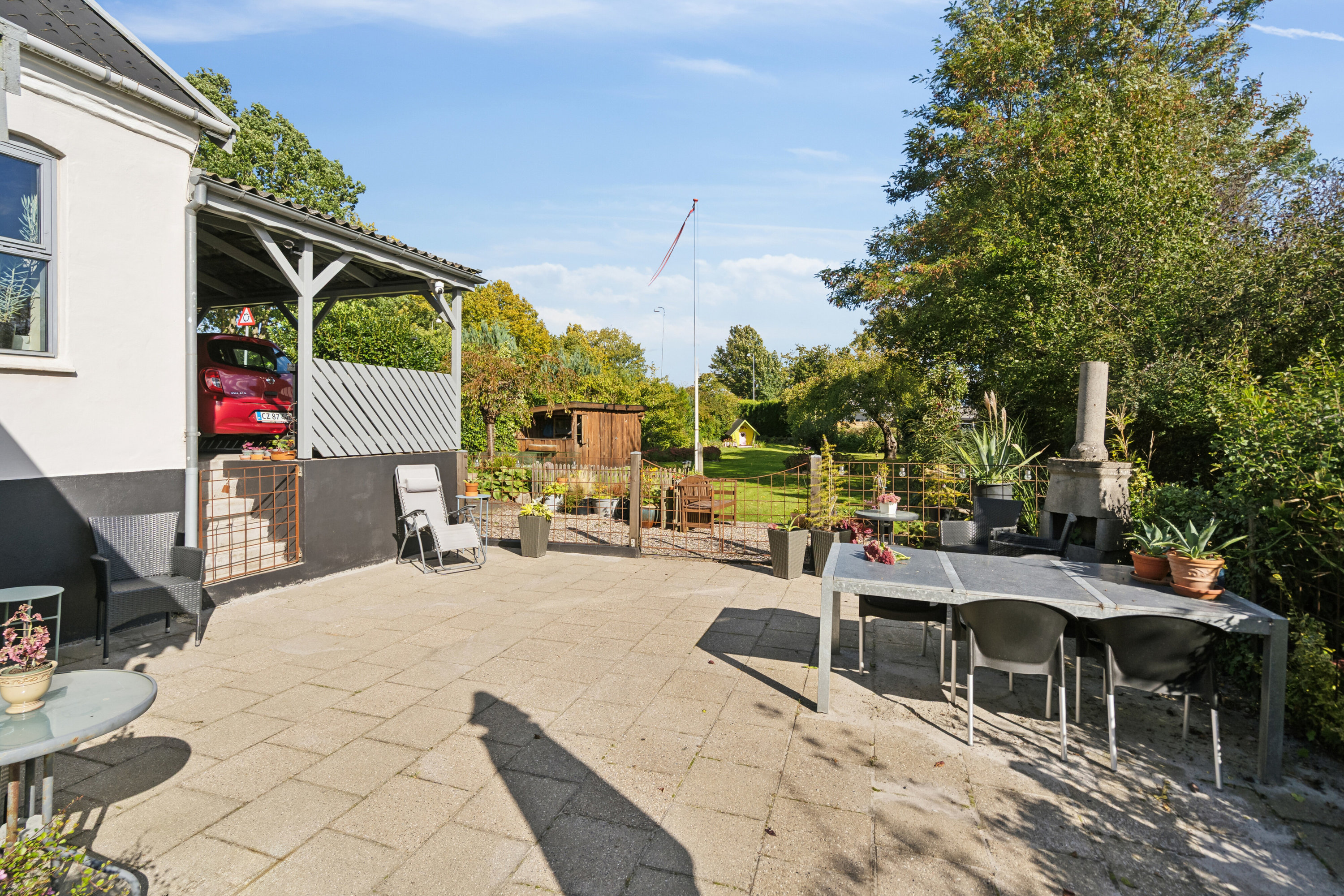 Fremhævet terrasse billede i fuldskærmstilstand. Billede af Faaborgvej 386, Dyrup, 5250 Odense SV